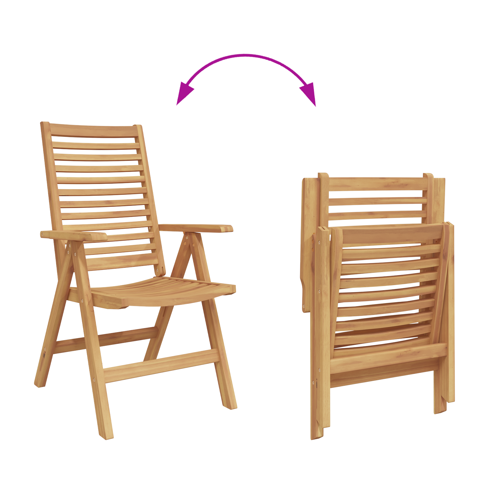 Garden Chairs 2 pcs Solid Wood Teak - Image 10