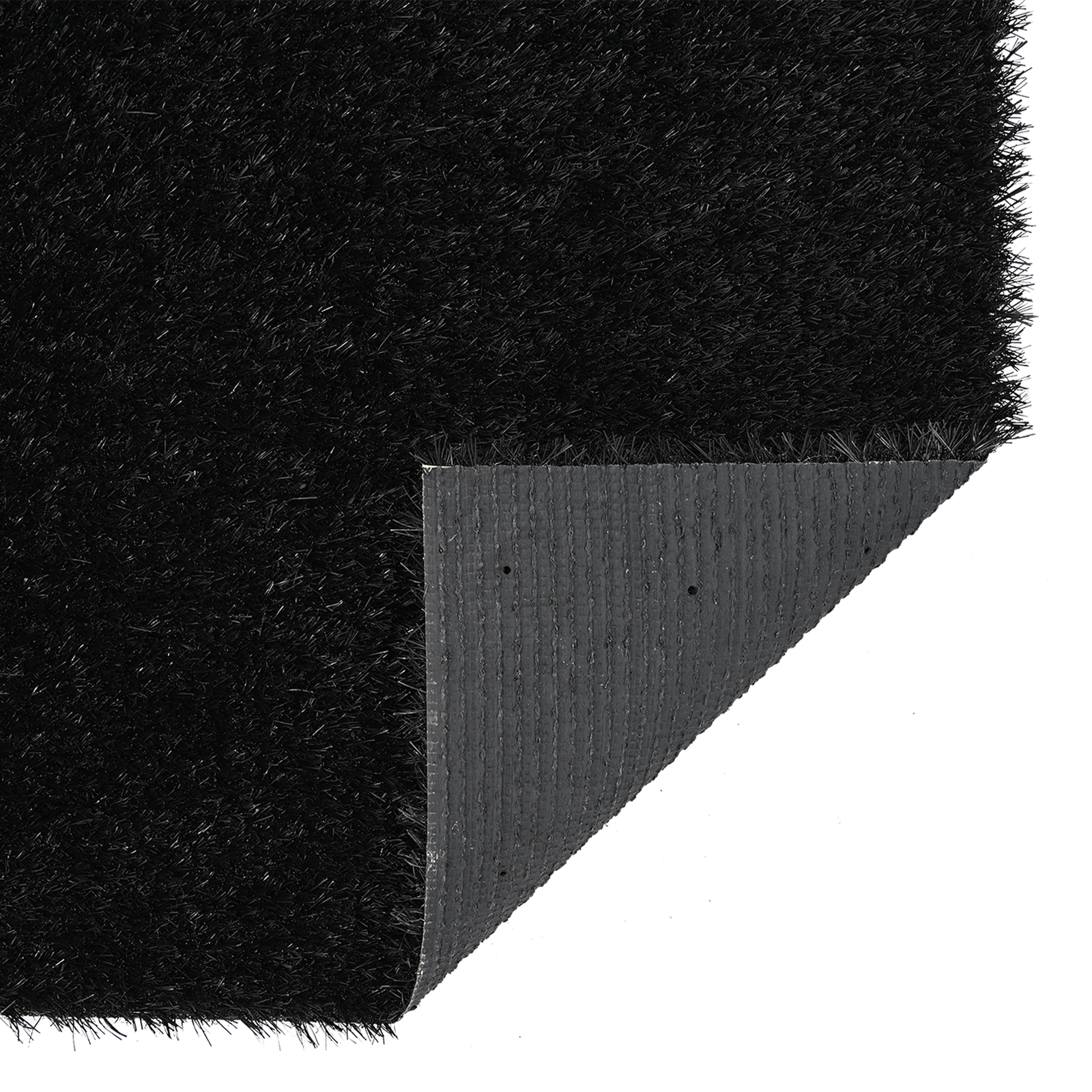 Kunstrasen Schwarz 1x2 m 30 mm - pflanzen-anzucht-kunstpflanzen - Your Garden Eden