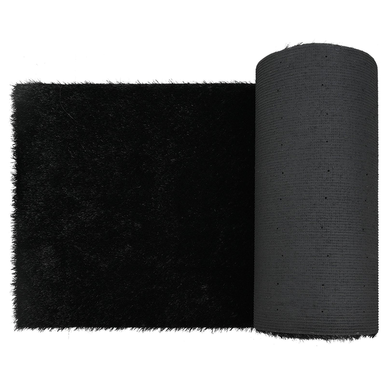 Kunstrasen Schwarz 1x8 m 40 mm - pflanzen-anzucht-kunstpflanzen - Your Garden Eden