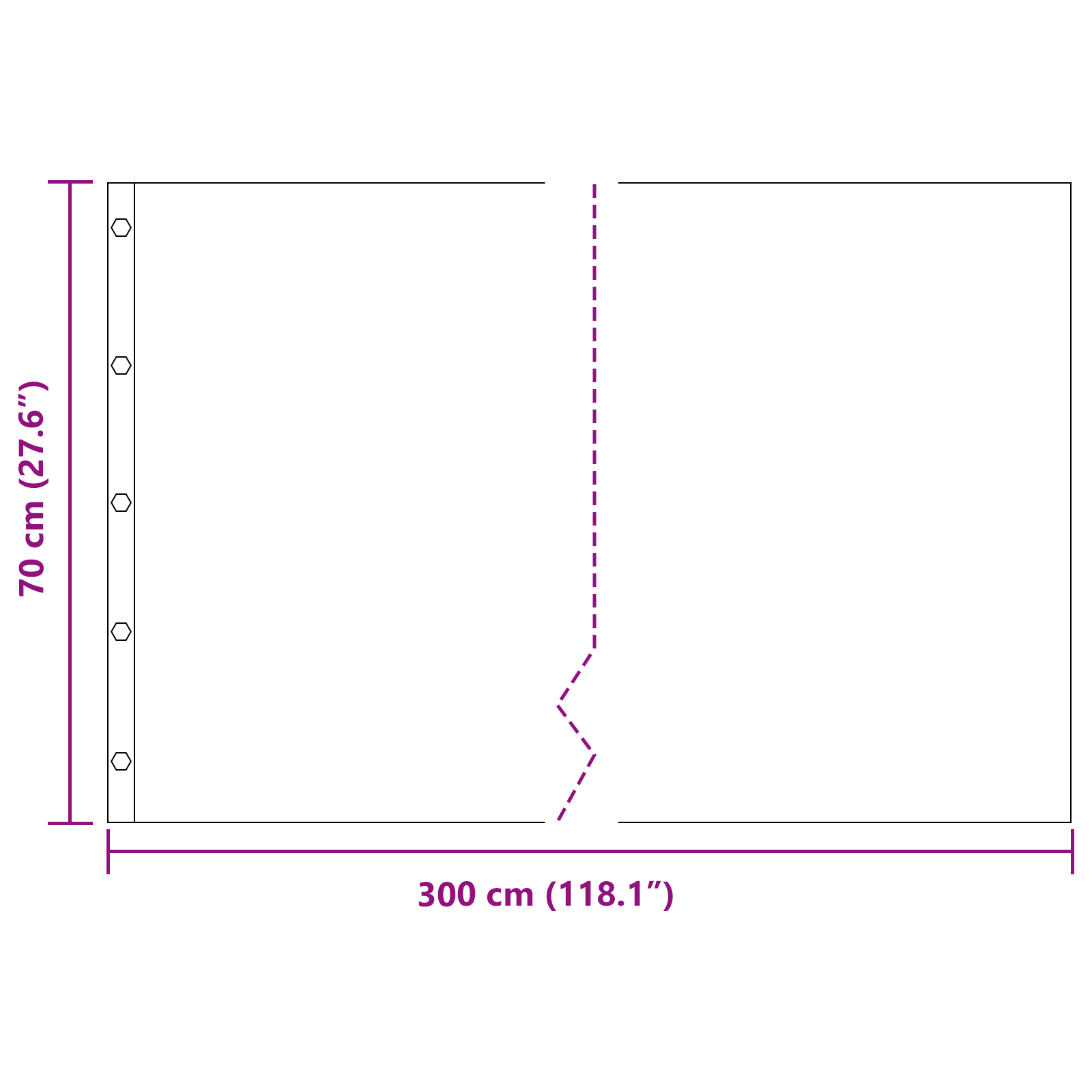 Šaknų barjeras su jungiamaisiais bėgiais Juoda 0,7x3 m 1,5 mm HDPE - Image 10
