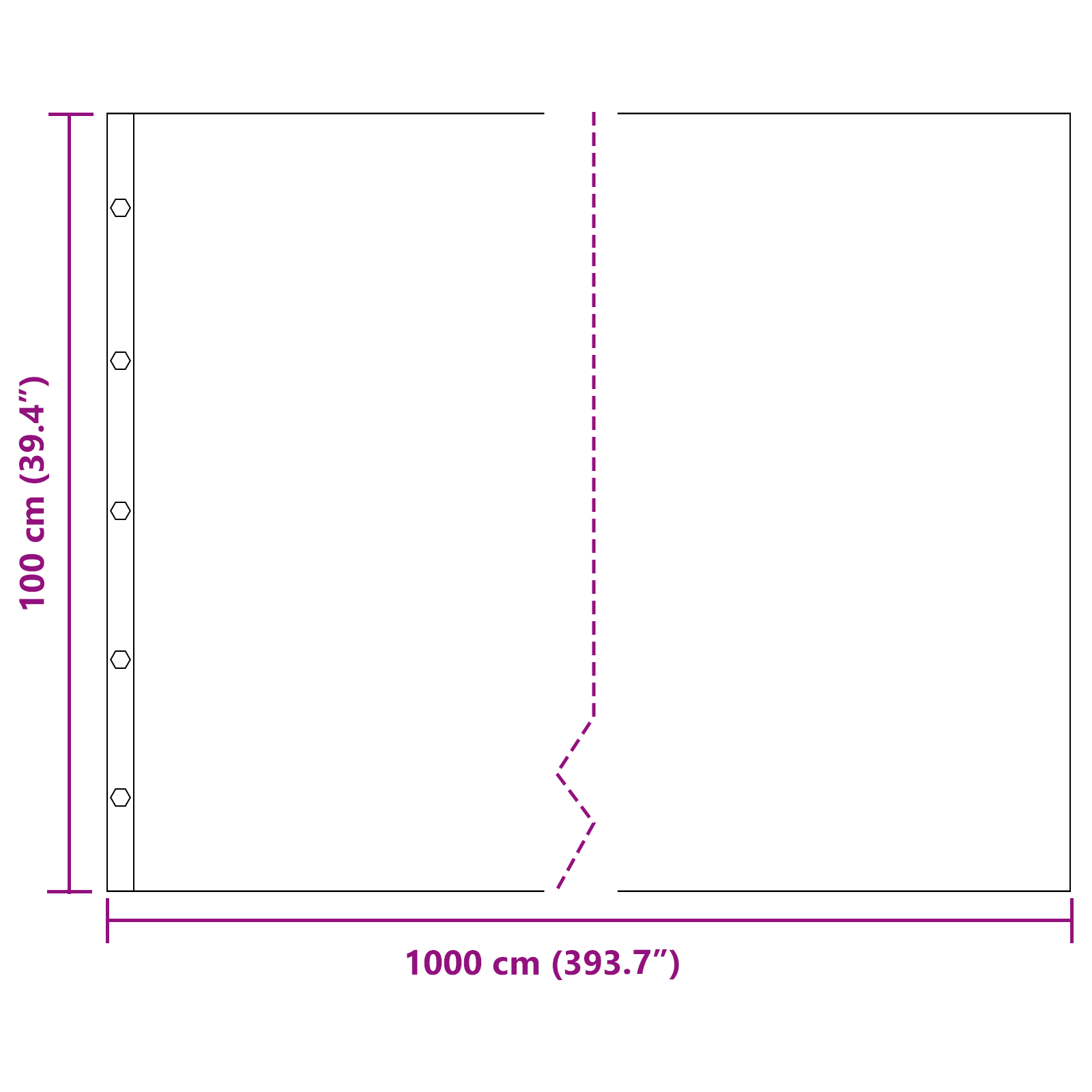Šaknų barjeras su jungiamaisiais bėgeliais Juodas 1x10 m 1,5 mm HDPE - Image 10