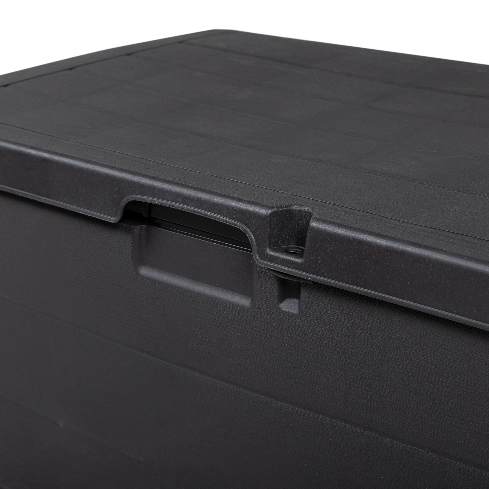 Gartentruhe Anthrazit 77,5x54,5x53 cm Kunststoff 170 L - gartenmoebel-boxen - Your Garden Eden