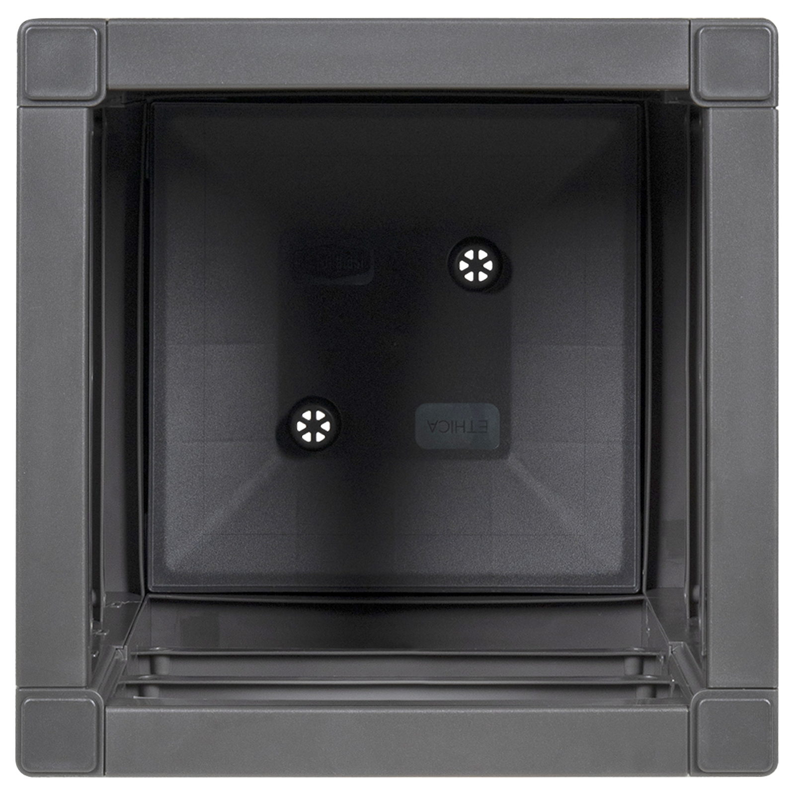 Garden Planter in Dark Grey, 36x36x35 cm, made of PP - Image 5