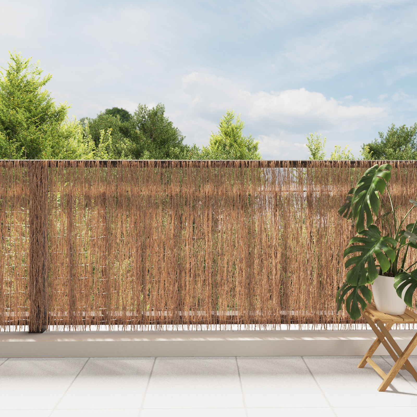 Brushwood Fence 400x125 cm - Image 3