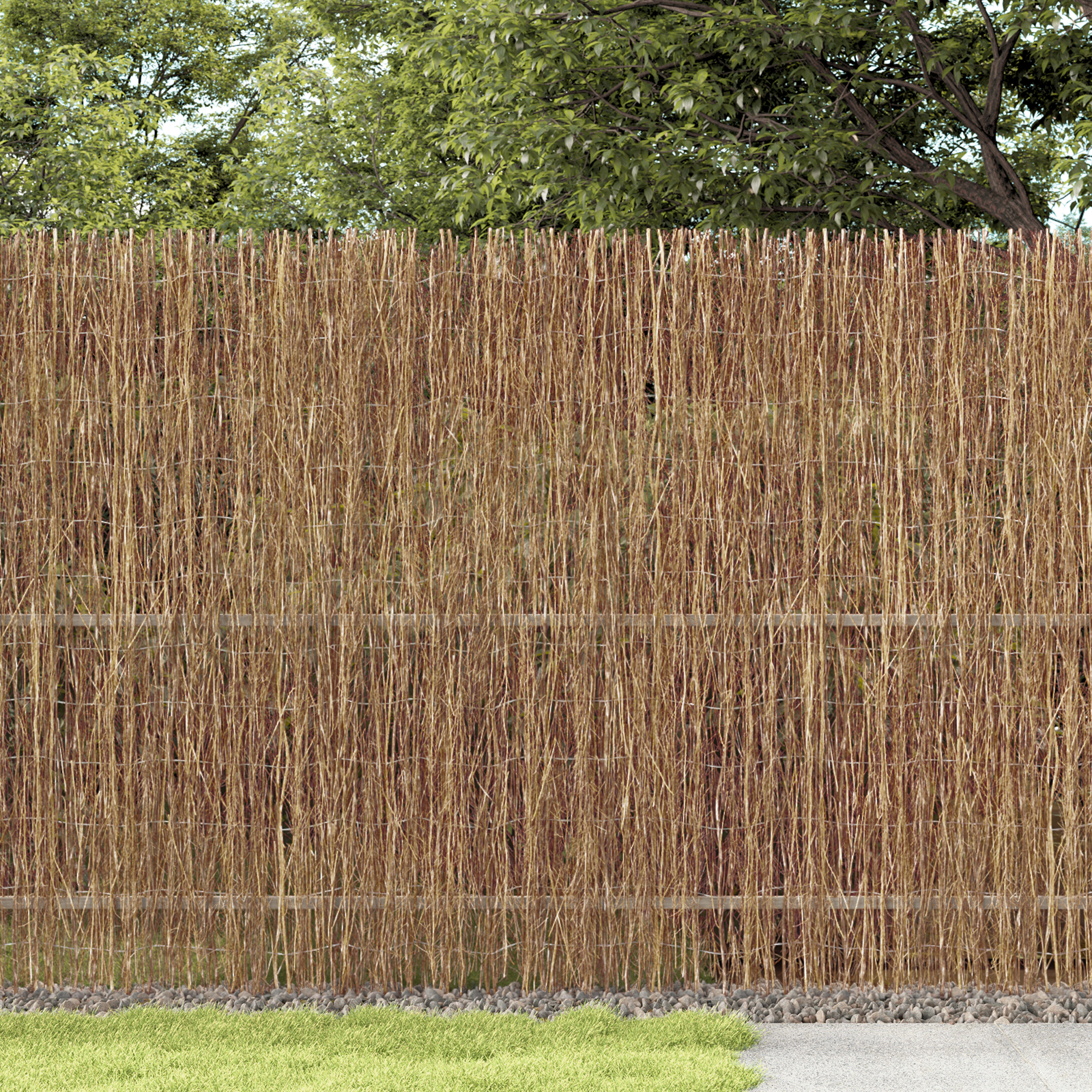Brushwood Fence 400x150 cm - Image 3