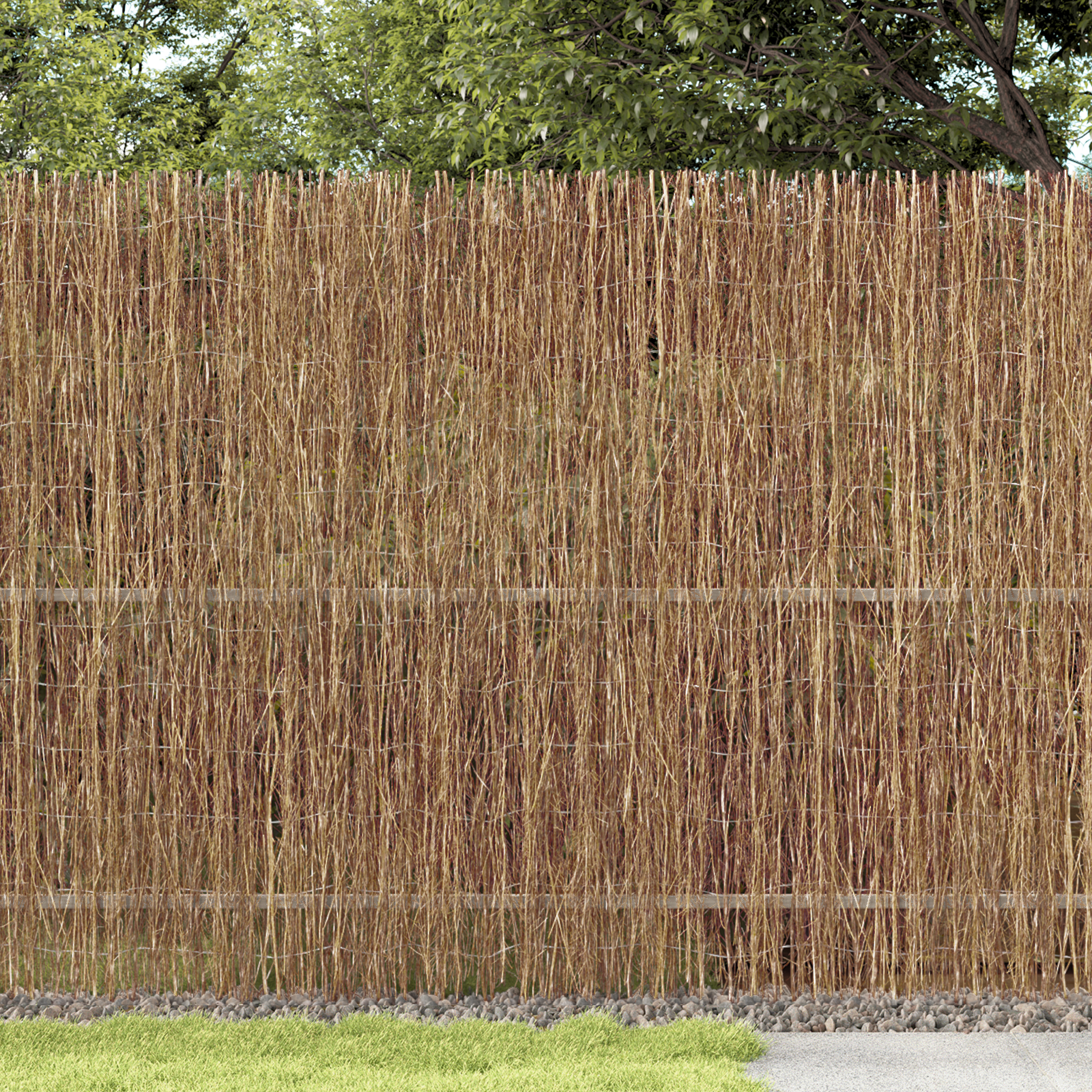 Brushwood Fence 400x180 cm - Image 3