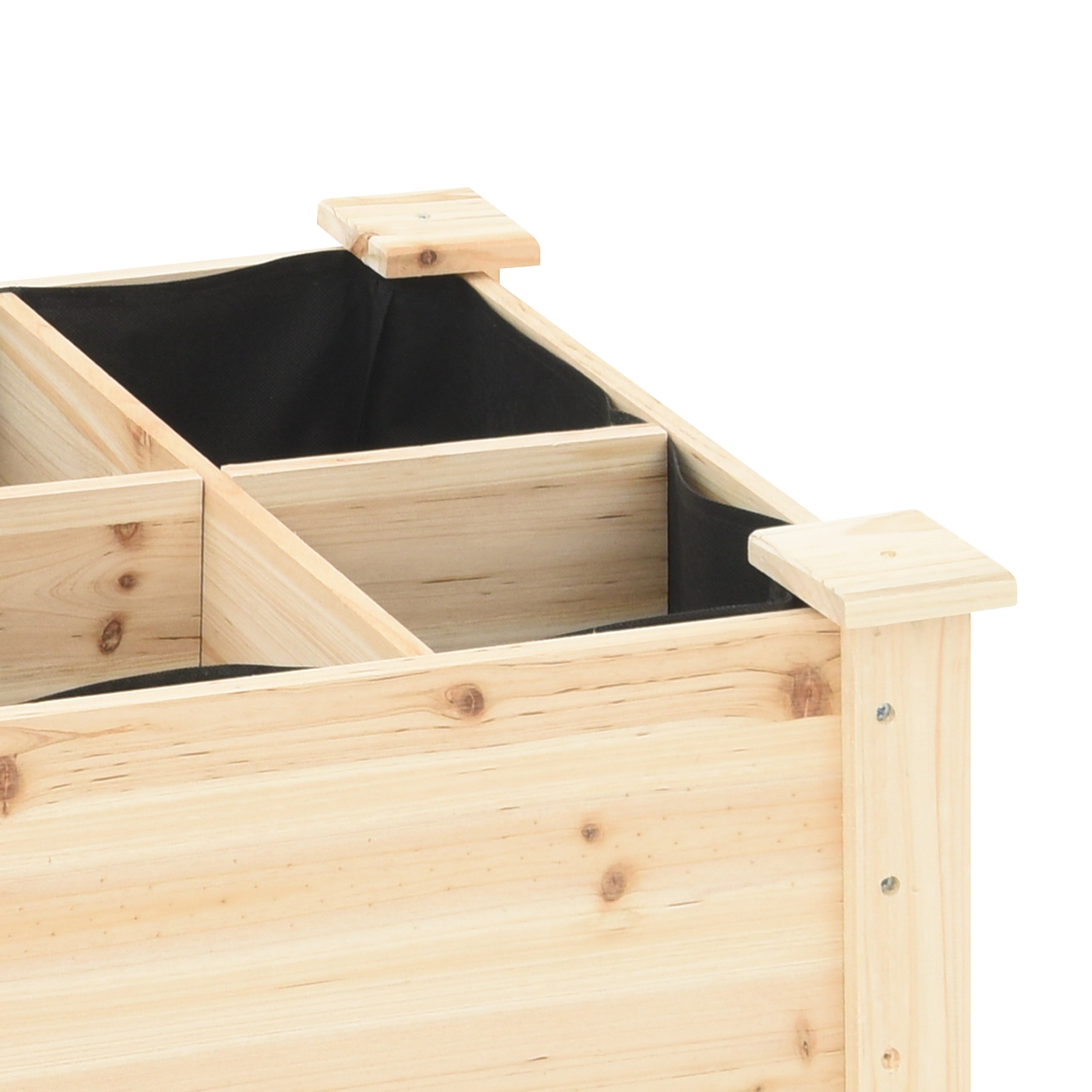 Garden Planter with Grids 115x59x76 cm Solid Wood Fir - Image 8