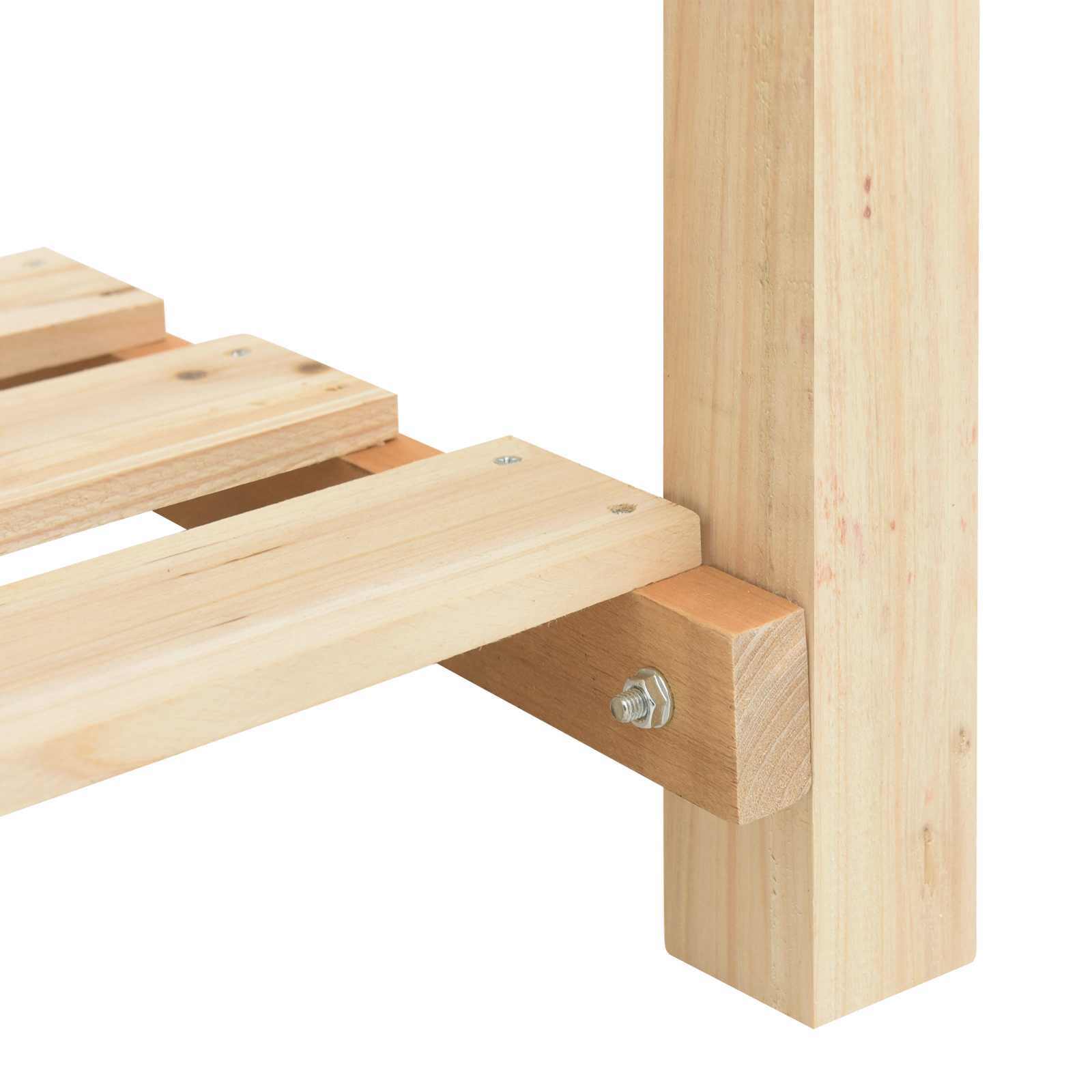 Garden Planter with Grids 115x59x76 cm Solid Wood Fir - Image 9