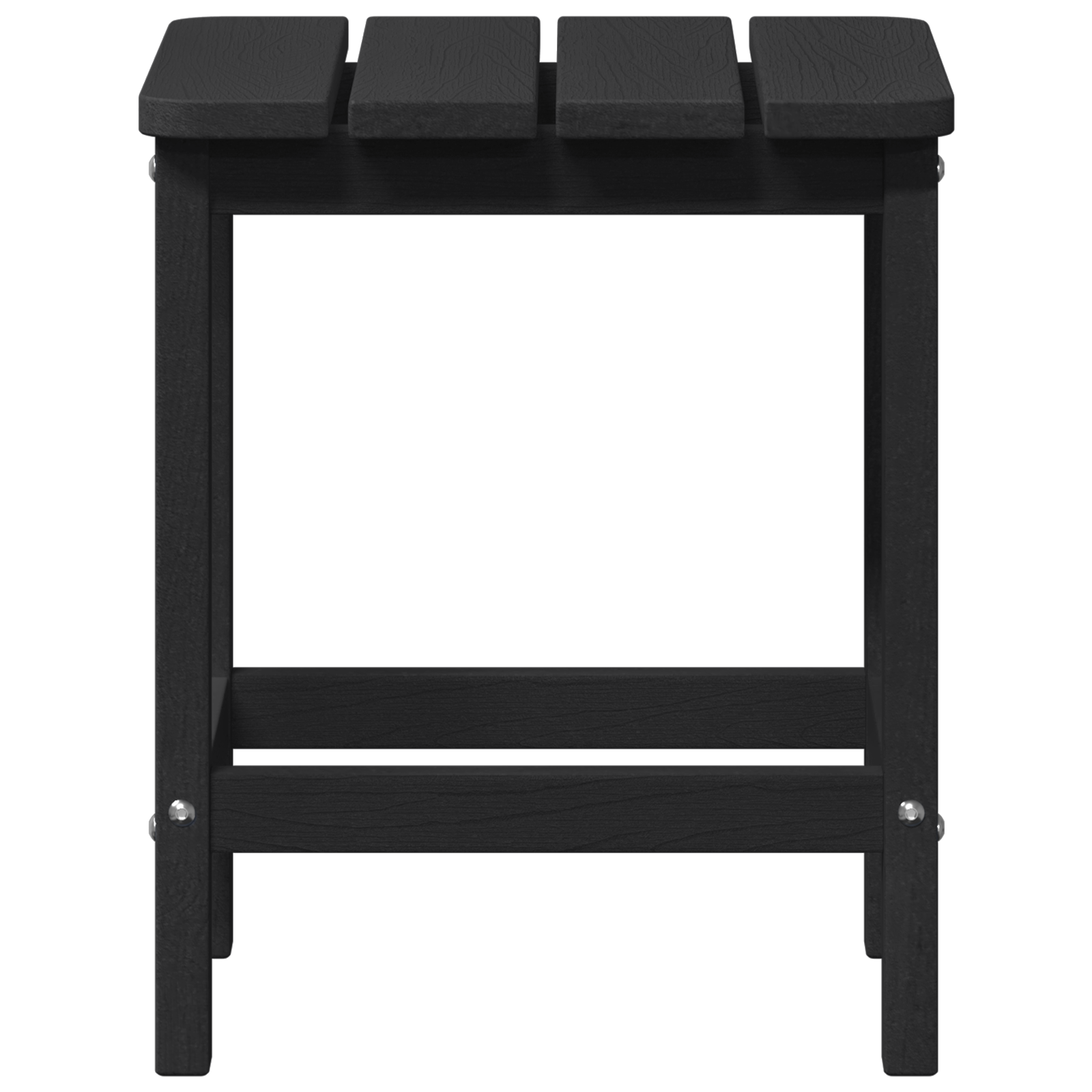 Adirondack Beistelltisch Schwarz 38x38x45 cm HDPE - Gartenmöbel - Your Garden Eden