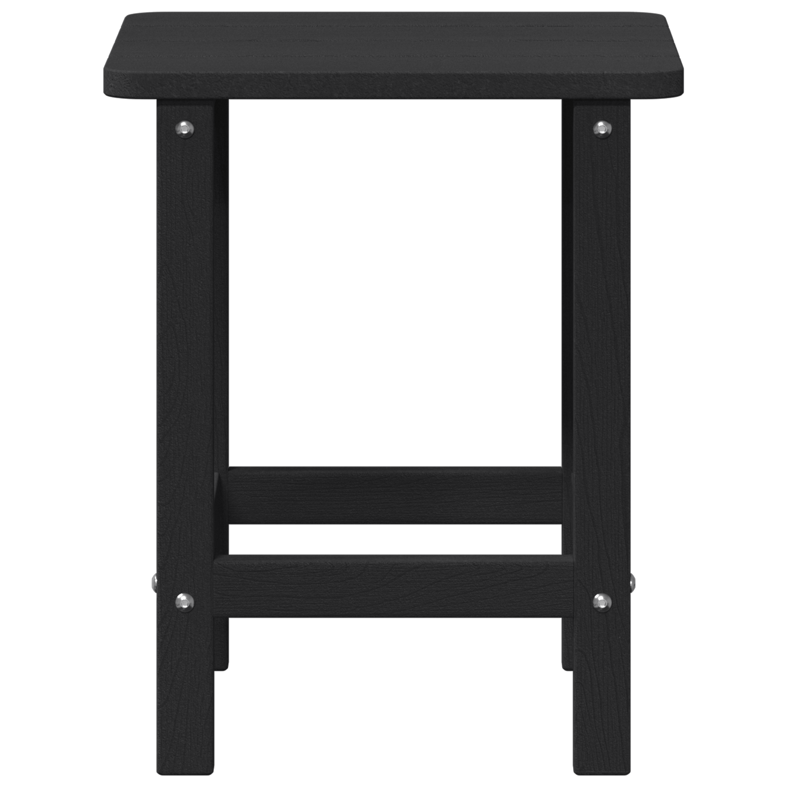 Adirondack Beistelltisch Schwarz 38x38x45 cm HDPE - Gartenmöbel - Your Garden Eden