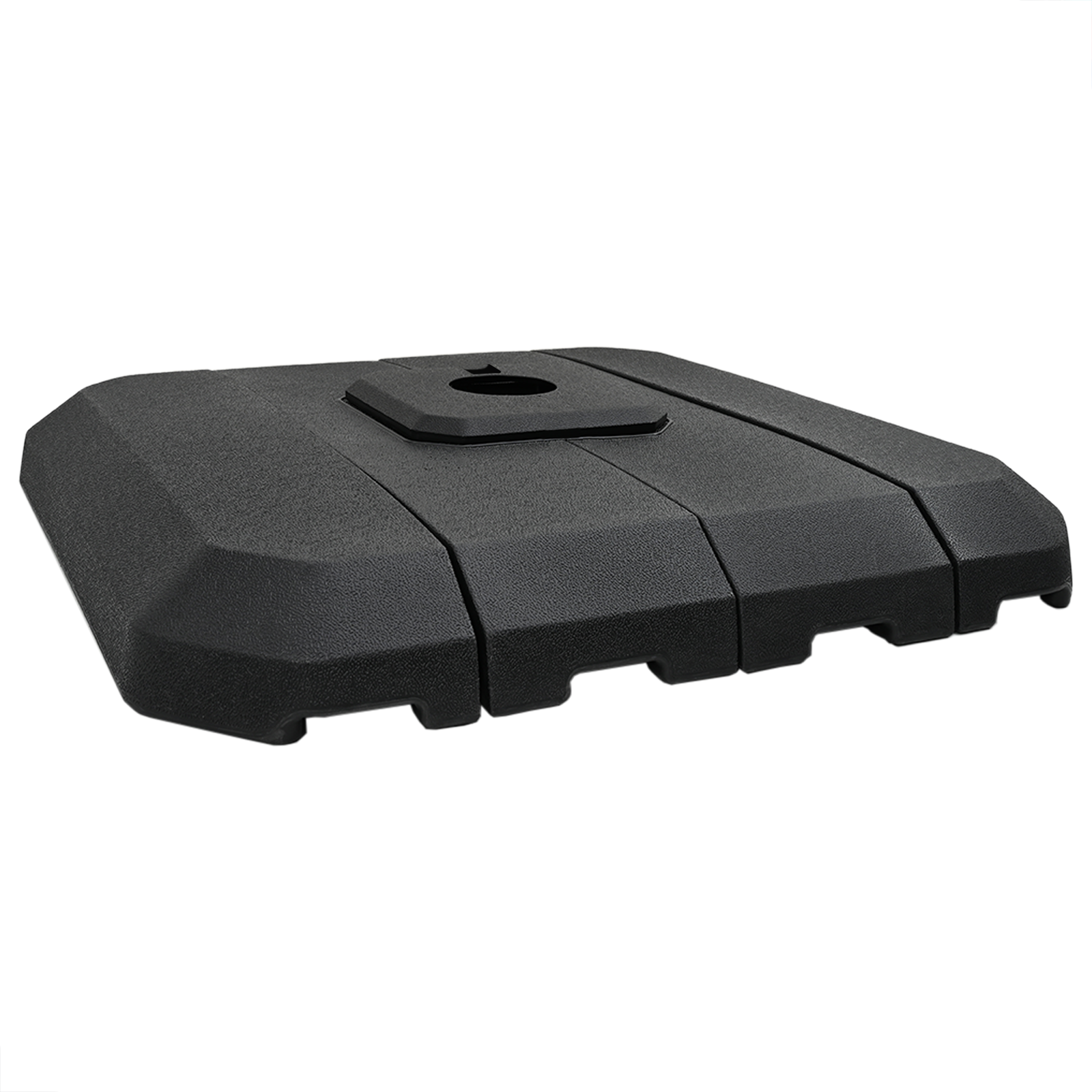 Kantileveri päikesevari aluskomplekt 4 pcs Must 98 x 98 x 13 cm - Image 5