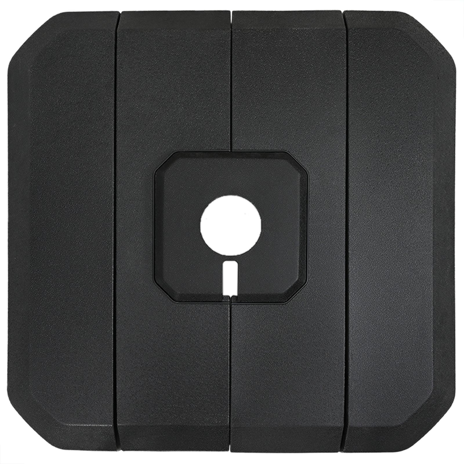 Kantileveri päikesevari aluskomplekt 4 pcs Must 98 x 98 x 13 cm - Image 8