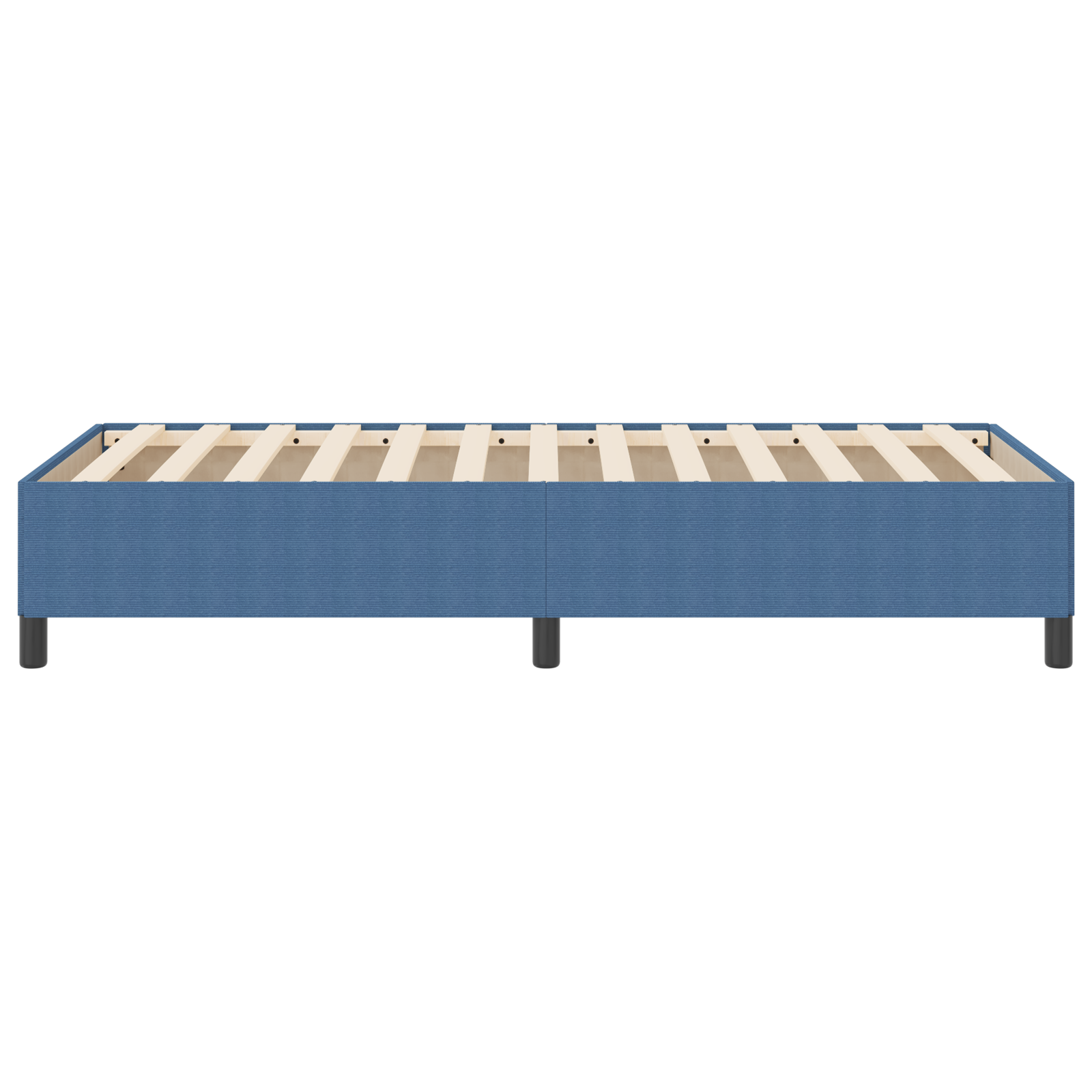 Bed Frame Blue 90x190 cm Corduroy Fabric - Image 6