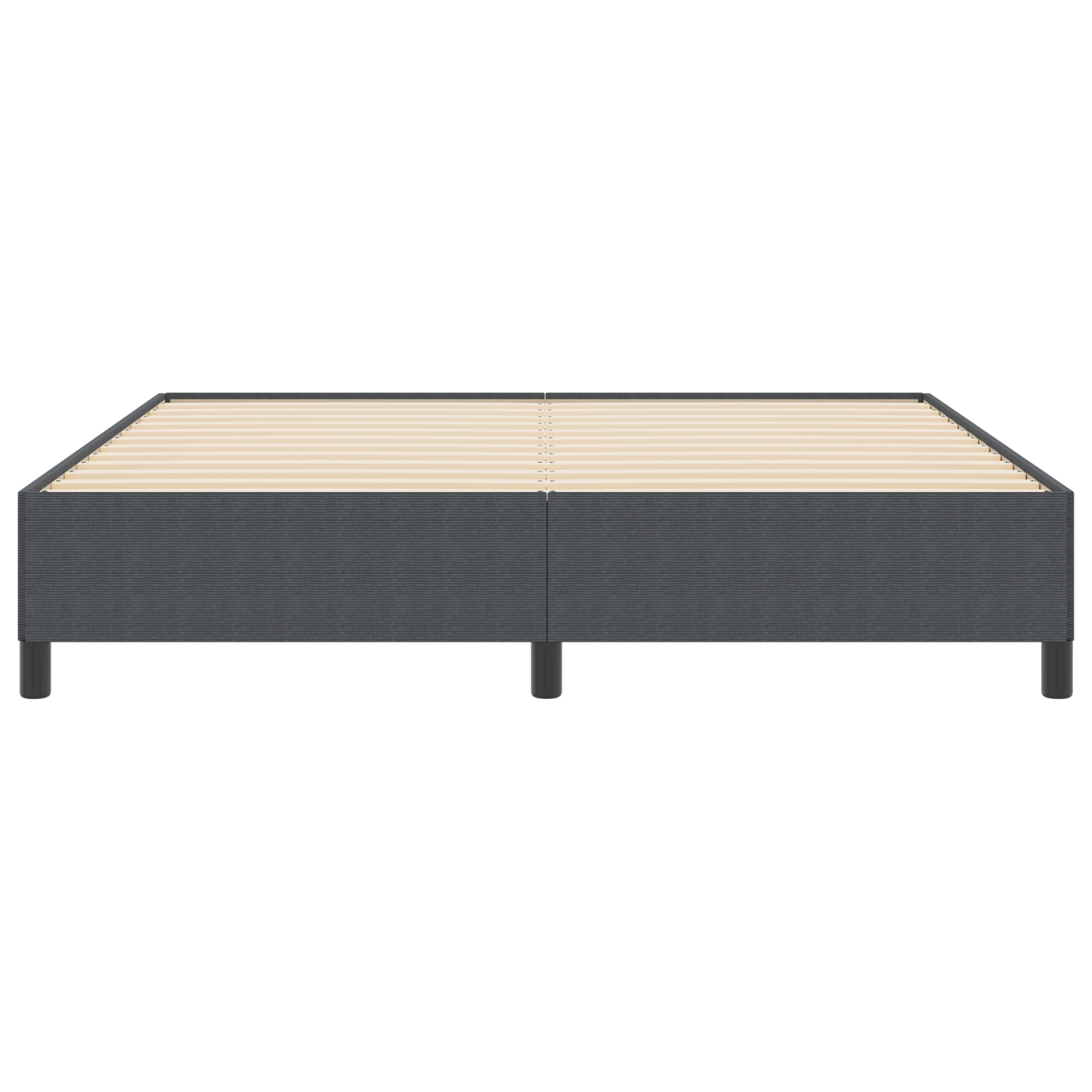 Lovos rėmas Tamsiai pilkas 180x200 cm Švelnus veliūras - Image 6