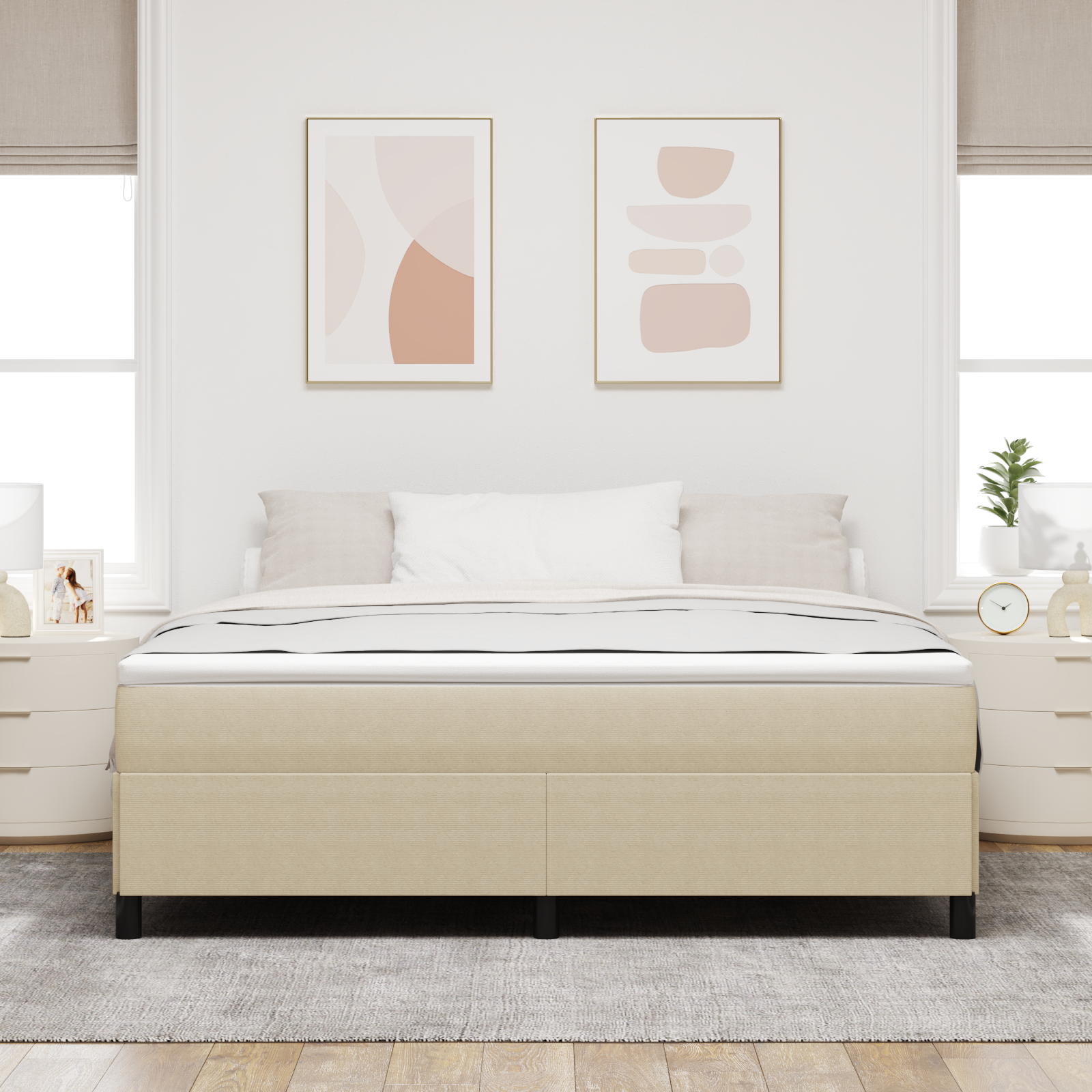 Lovos rėmas Šviesiai žalias pilkas 180x200 cm Žakardo audinys