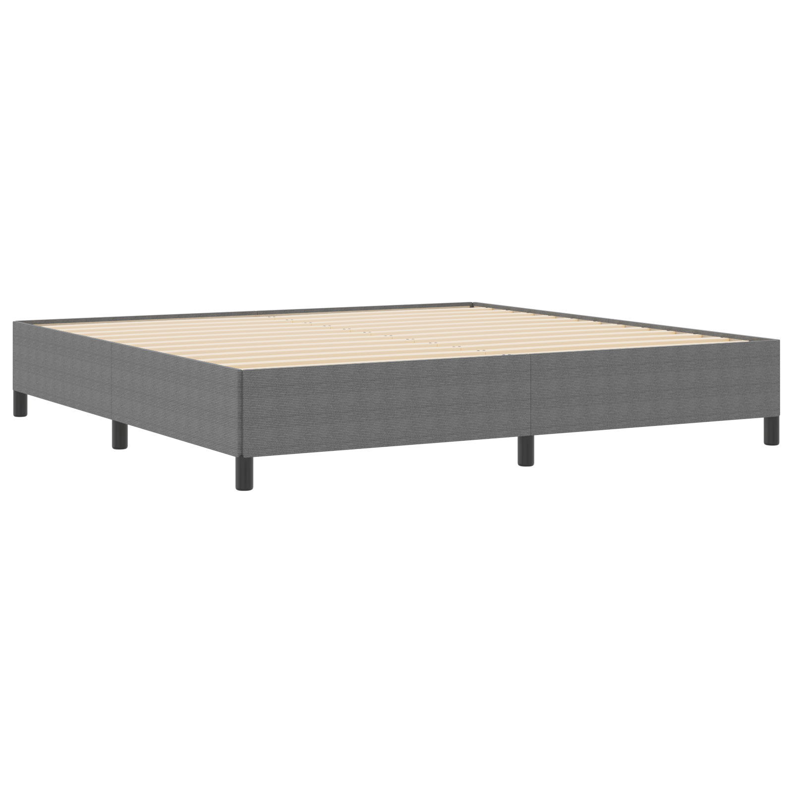 Lovos rėmas Šviesiai pilkas 200x200 cm Kordūrinis audinys - Image 3
