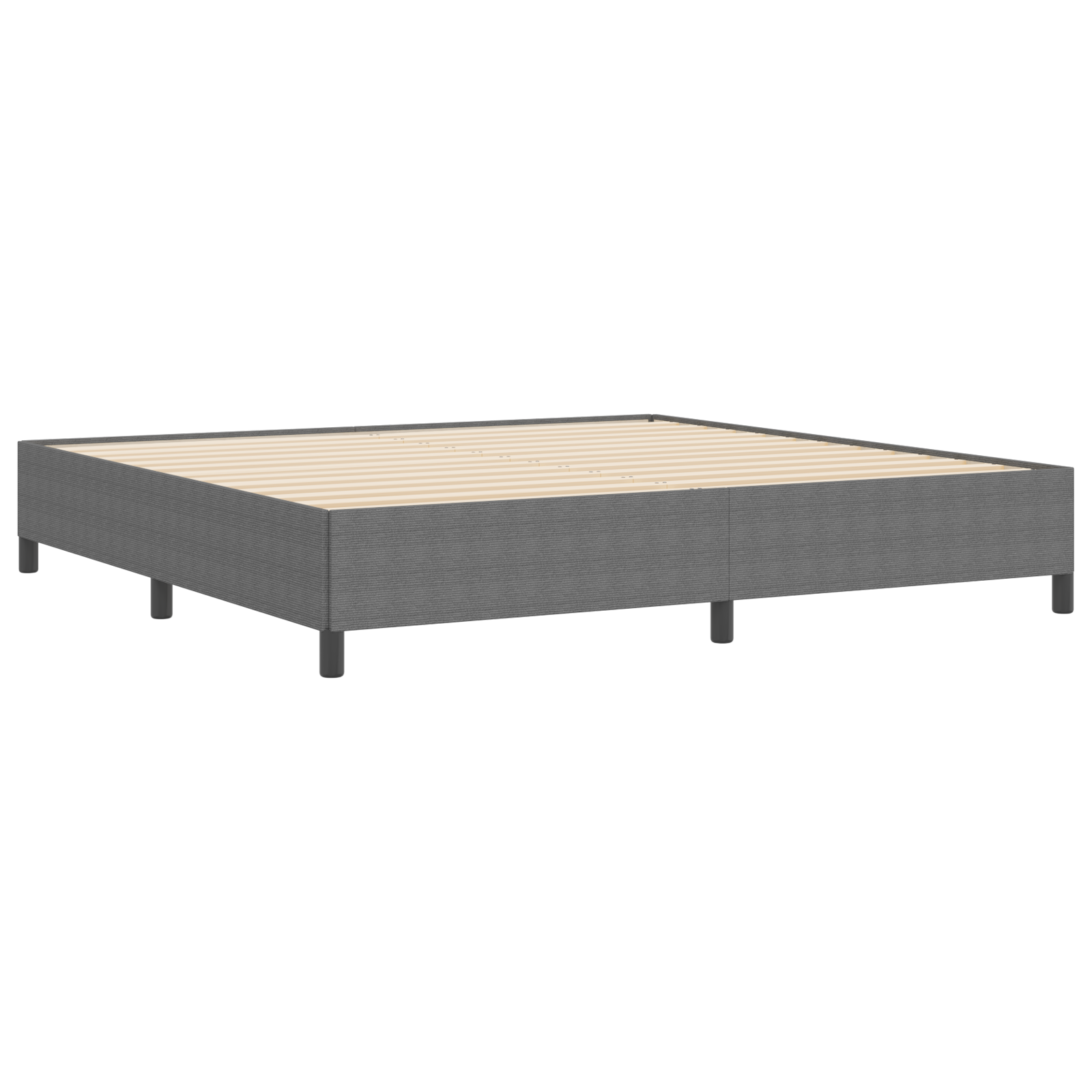 Lovos rėmas Šviesiai pilkas 200x200 cm Kordūrinis audinys - Image 6