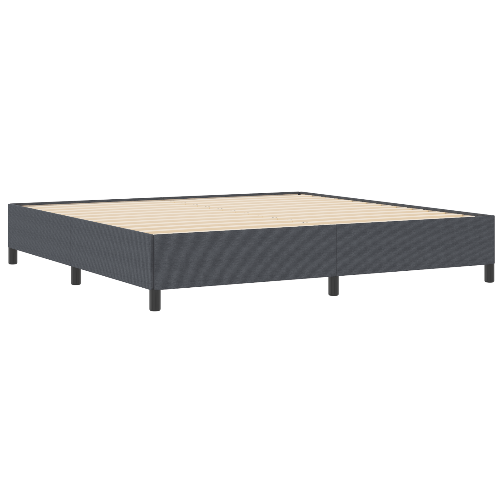 Lovos rėmas Tamsiai pilkas 200x200 cm Kadro medvilnė - Image 3