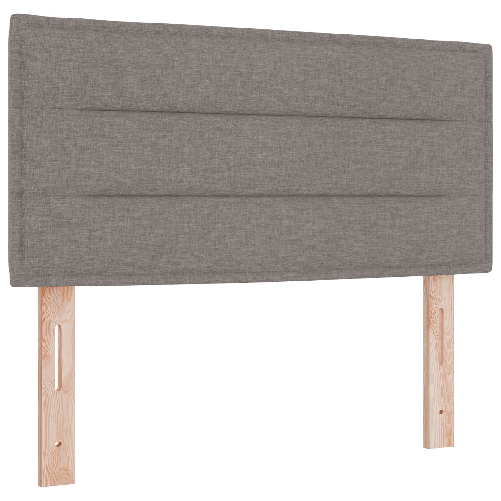 Thumbnail - vidaXL Kopfteil Linien-Design Taupe 80 cm Stoff