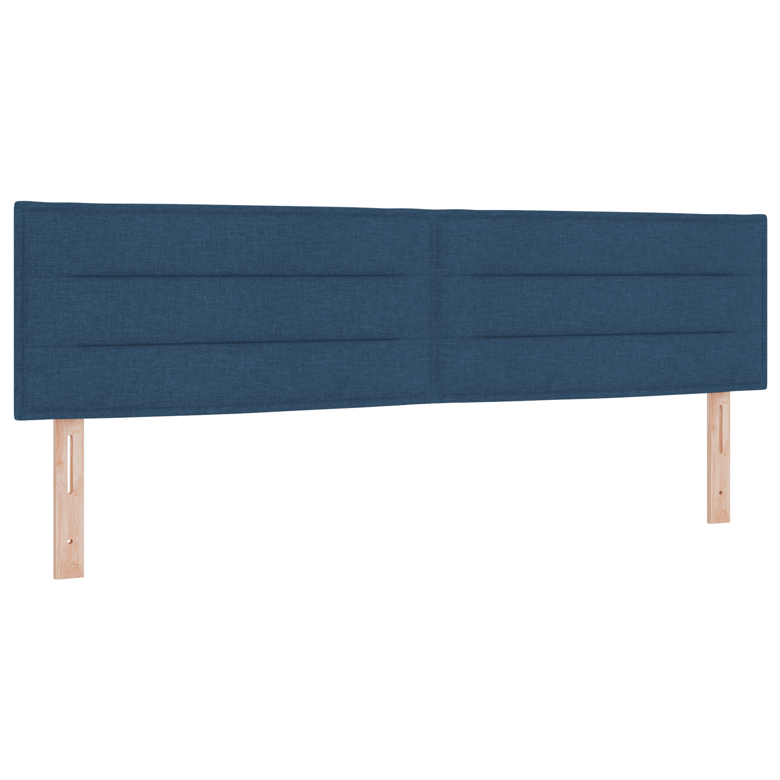 Thumbnail - vidaXL Kopfteil Linien-Design Blau 180 cm Stoff