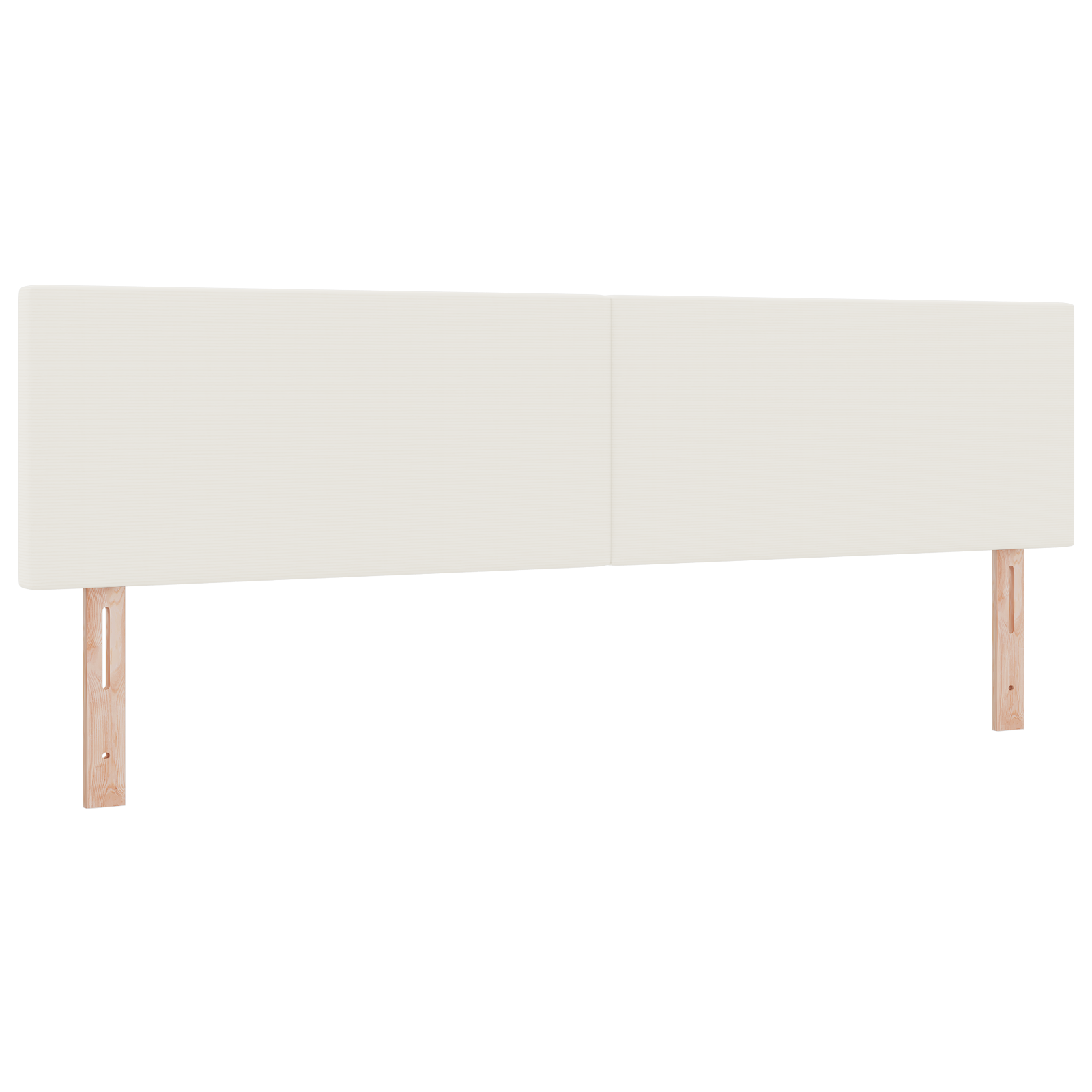 Sengegavl Enkel Design Creme 180 cm Fløjlstof 2 image product%2F42007063%2FP Image 42007063 WBG Angle Main 01