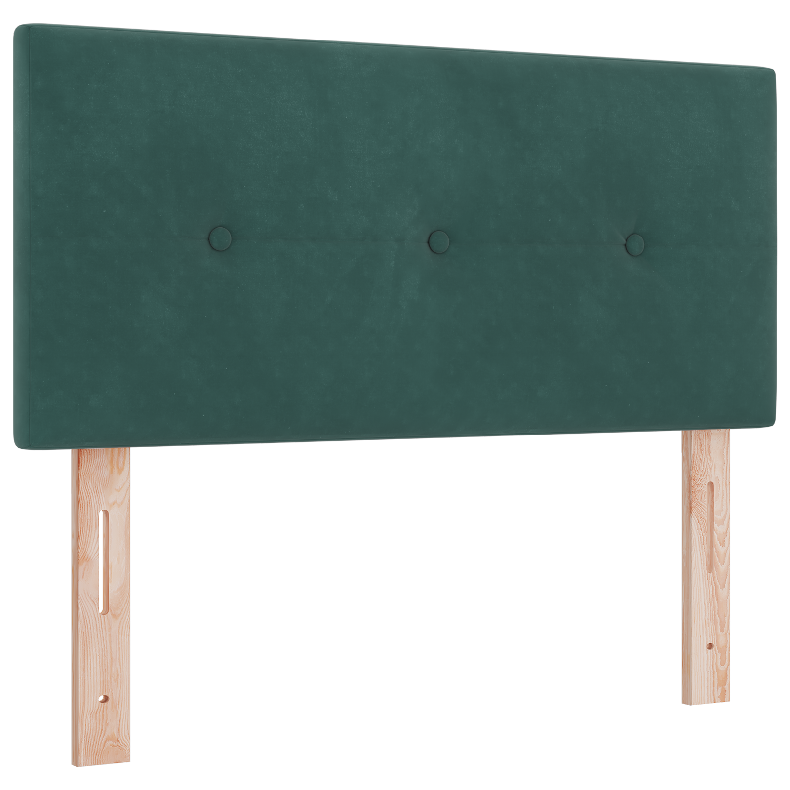 Headboard Button Tufted Dark Green 80 cm Velvet - Image 2