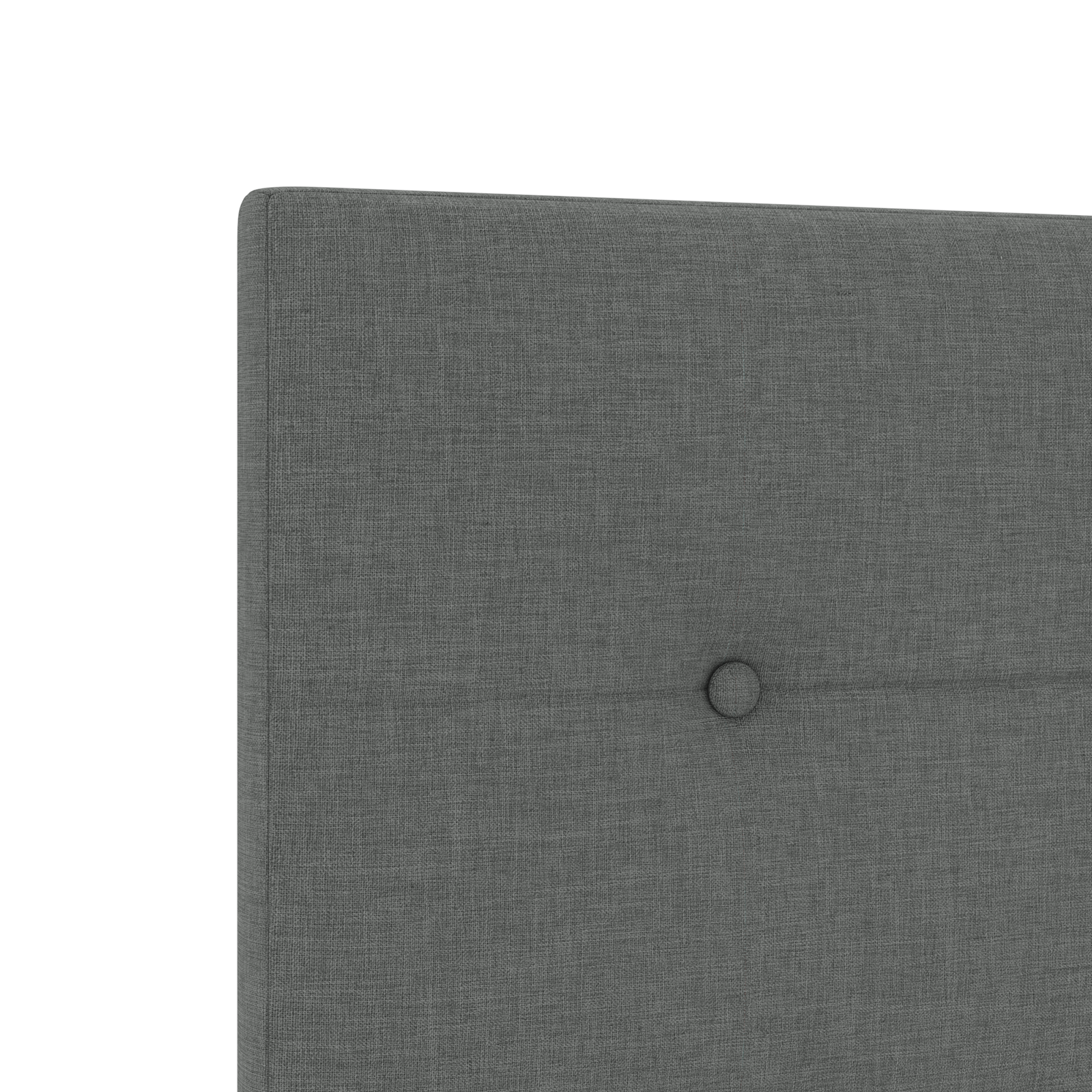 Headboard Button Tufted Dark Grey 90 cm Fabric - Image 8