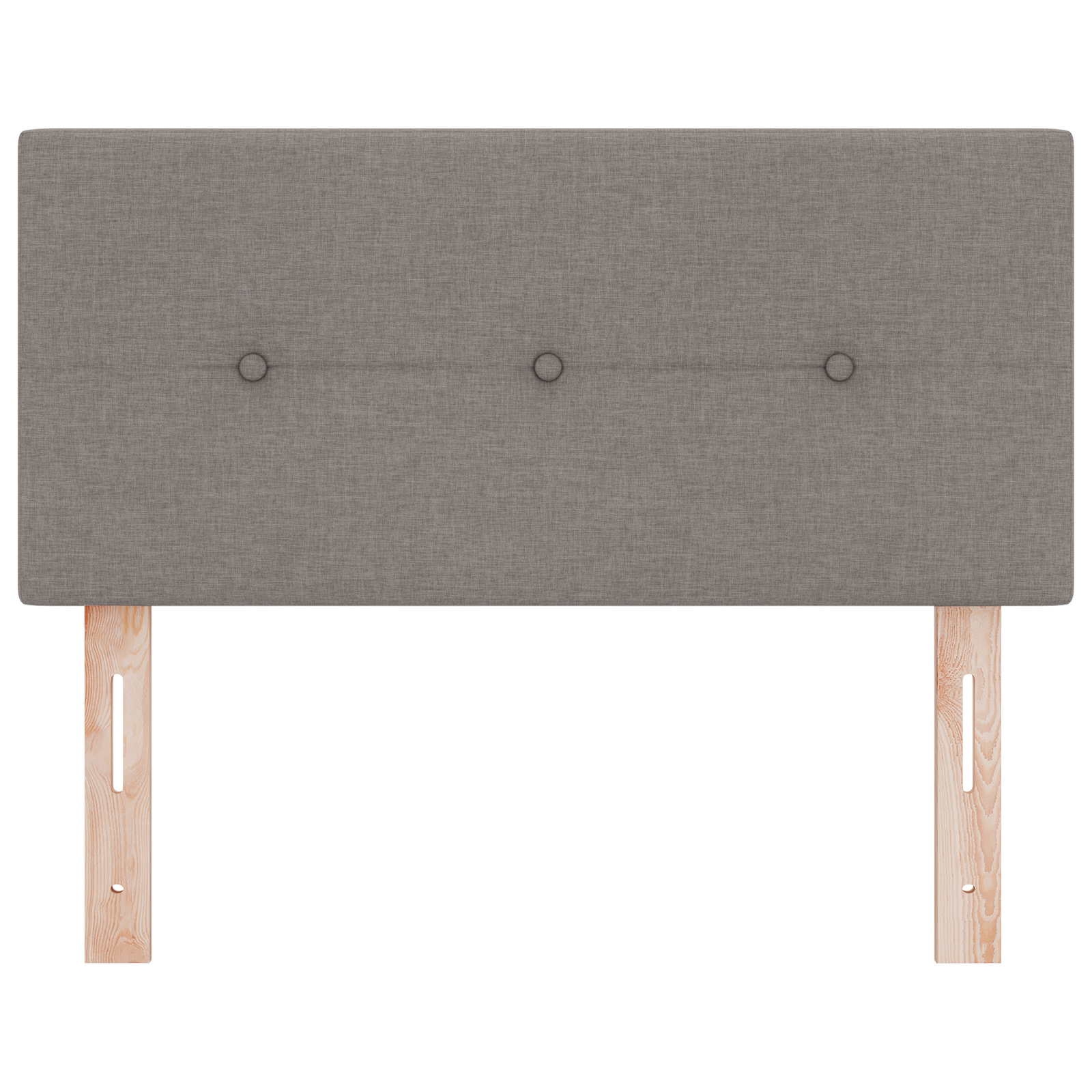 Headboard Button Tufted Taupe 90 cm Fabric - Image 4