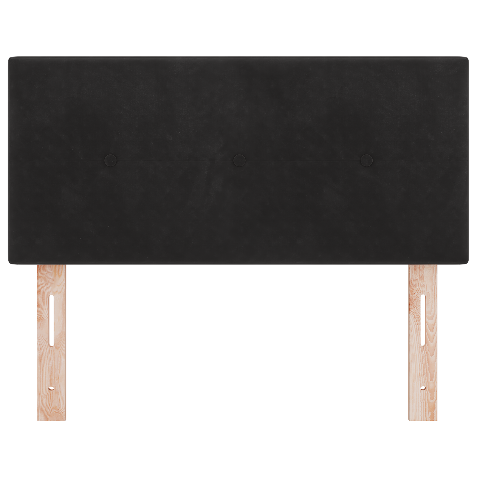 Headboard Button Tufted Black 90 cm Velvet - Image 4