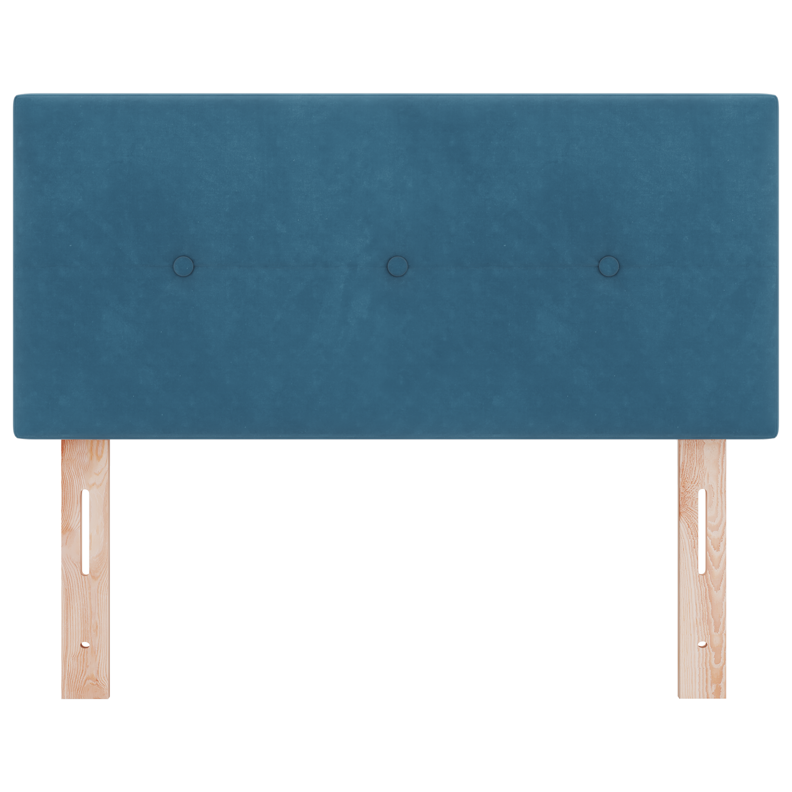 Headboard Button Tufted Dark Blue 100 cm Velvet - Image 4