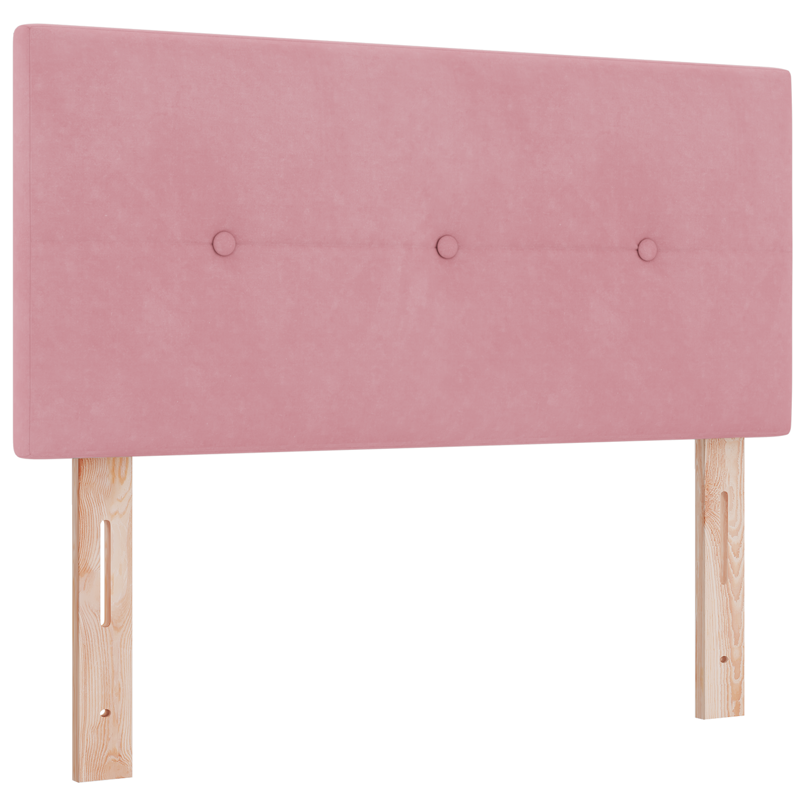 Headboard Button Tufted Pink 100 cm Velvet - Image 2