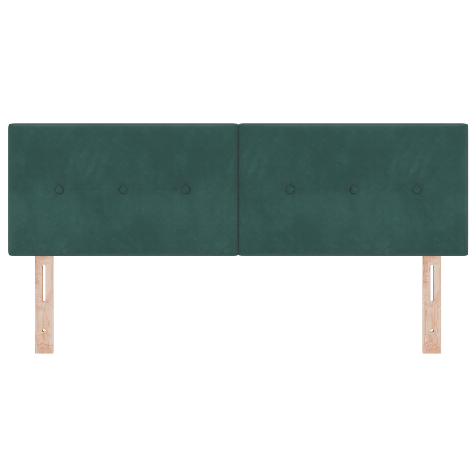 Headboard Button Tufted Dark Green 160 cm Velvet - Image 4