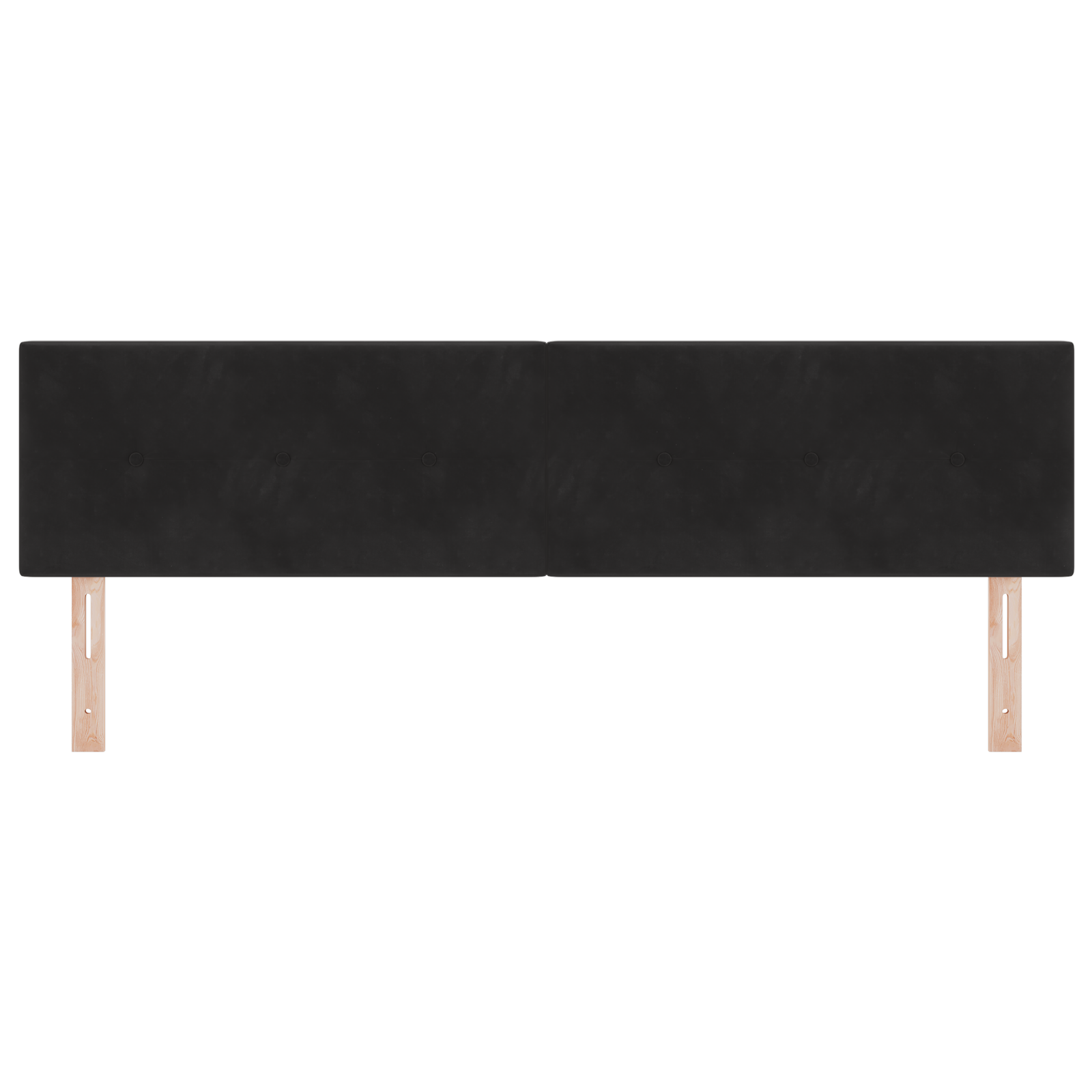 Headboard Button Tufted Black 180 cm Velvet - Image 5