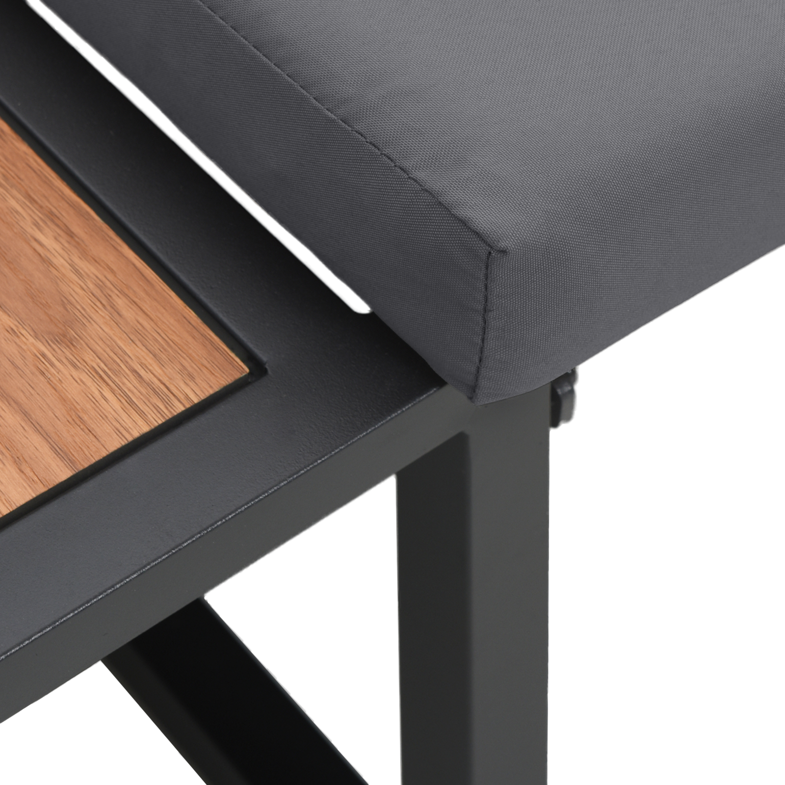 2-Seater Garden Sofa with Anthracite Cushions - Image 10