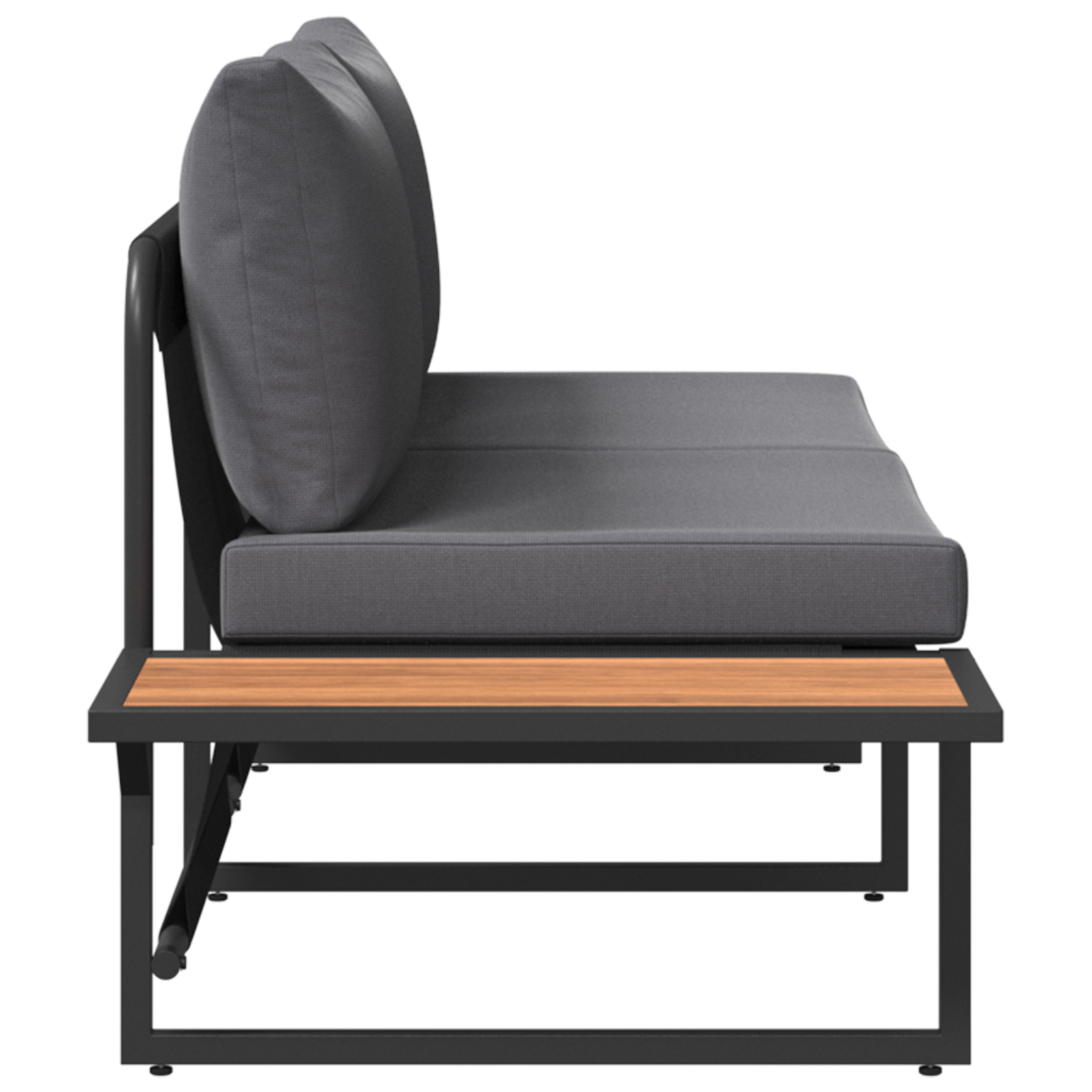 2-Seater Garden Sofa with Anthracite Cushions - Image 7