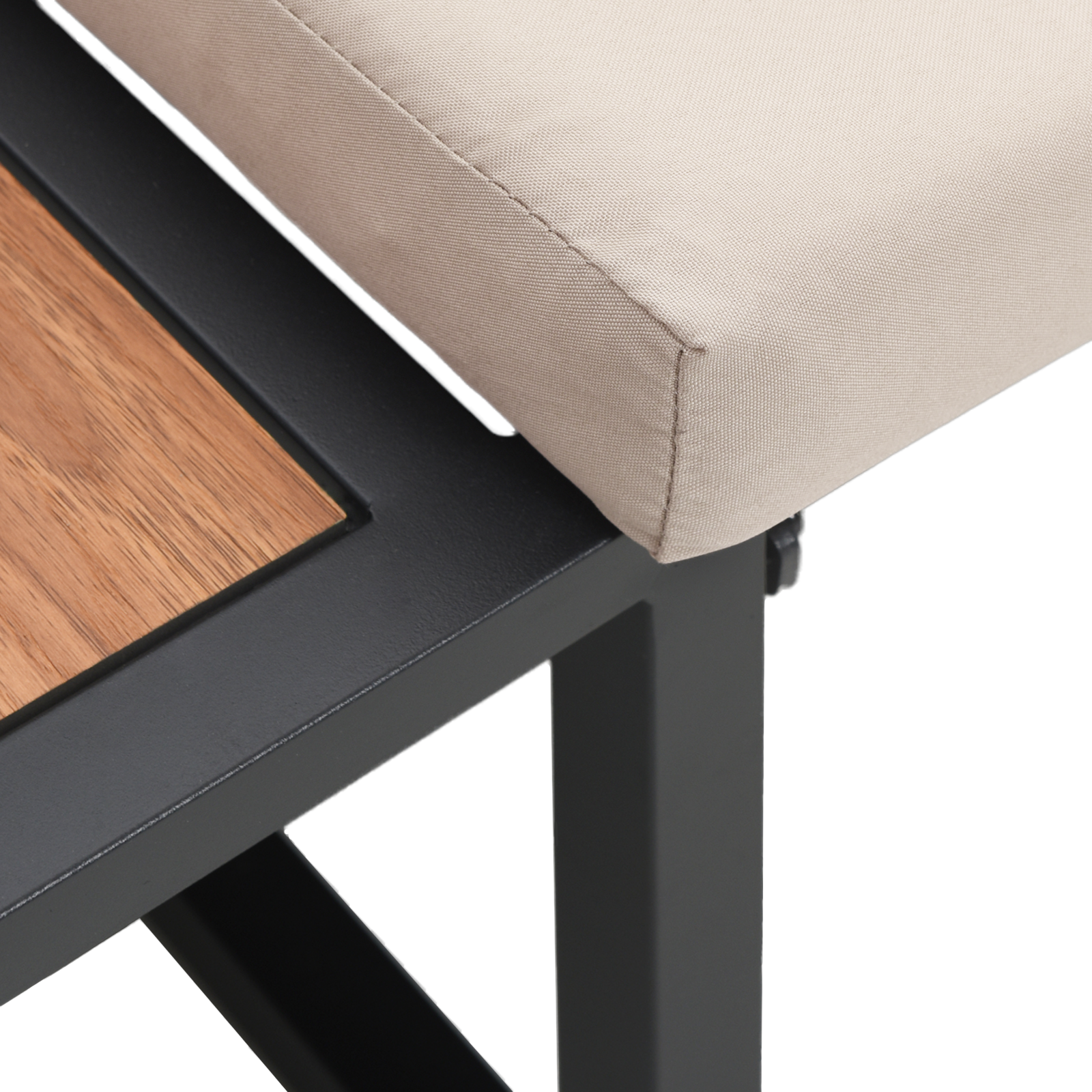 2-Seater Garden Sofa with Taupe Cushions - Image 10