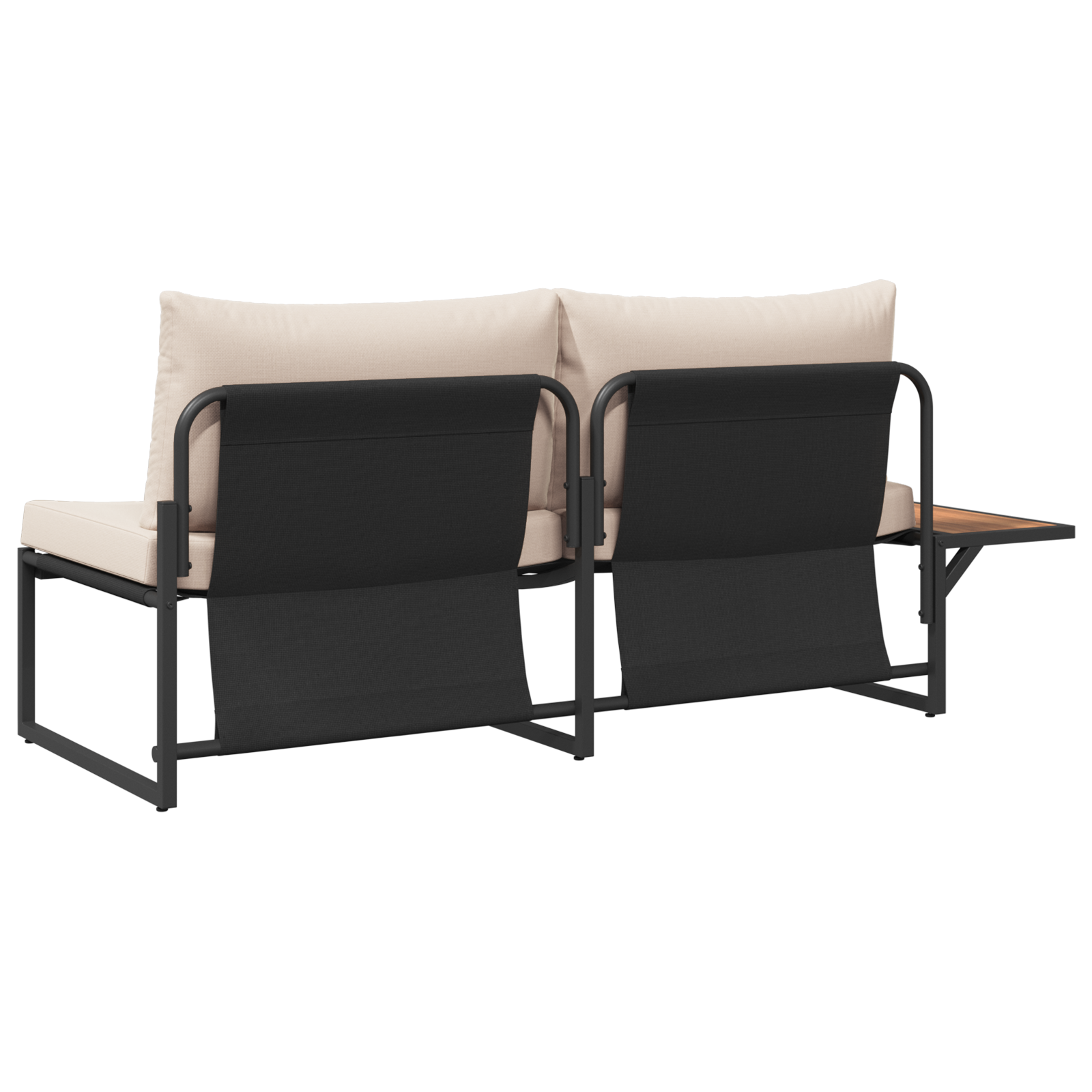 2-Seater Garden Sofa with Taupe Cushions - Image 5