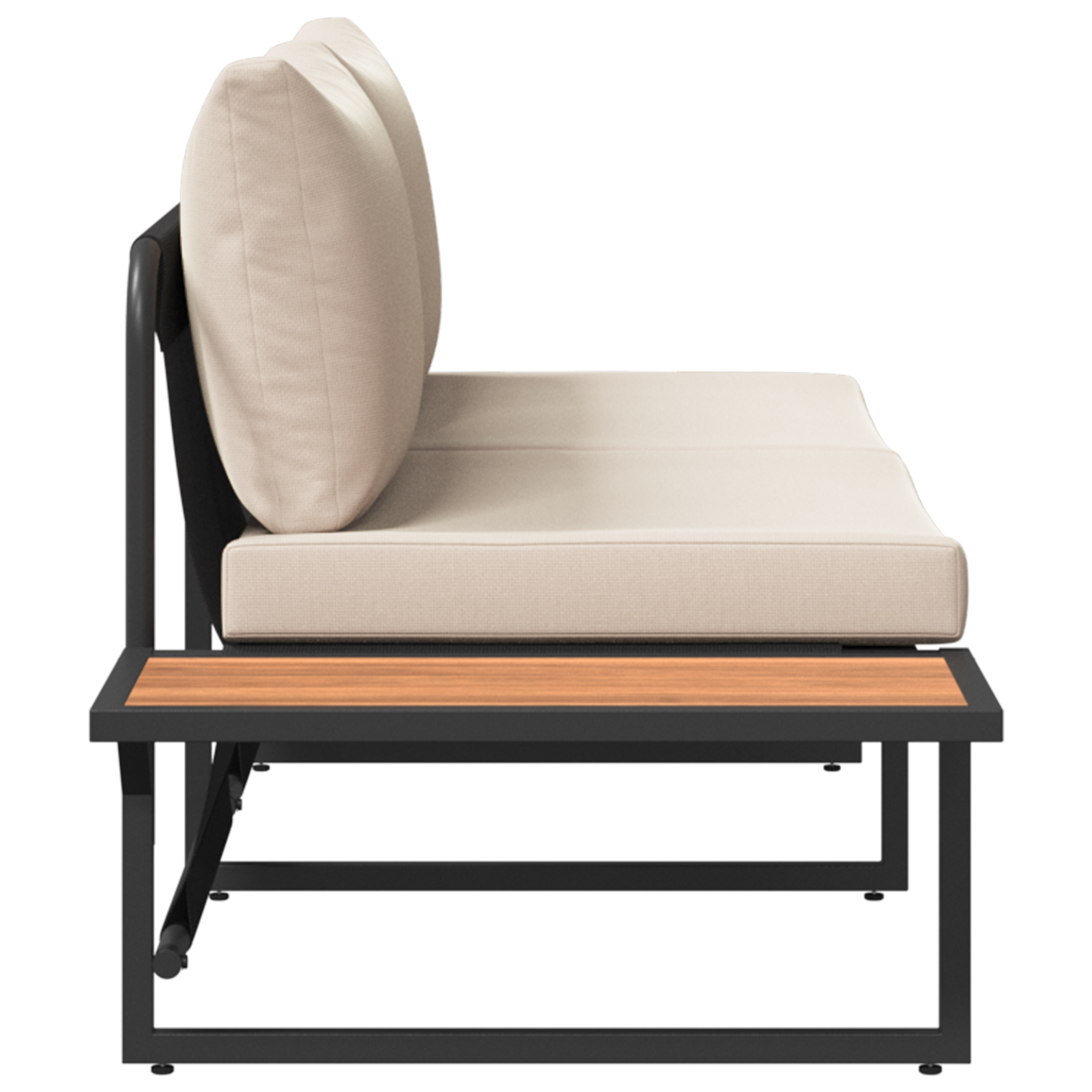 2-Seater Garden Sofa with Taupe Cushions - Image 7