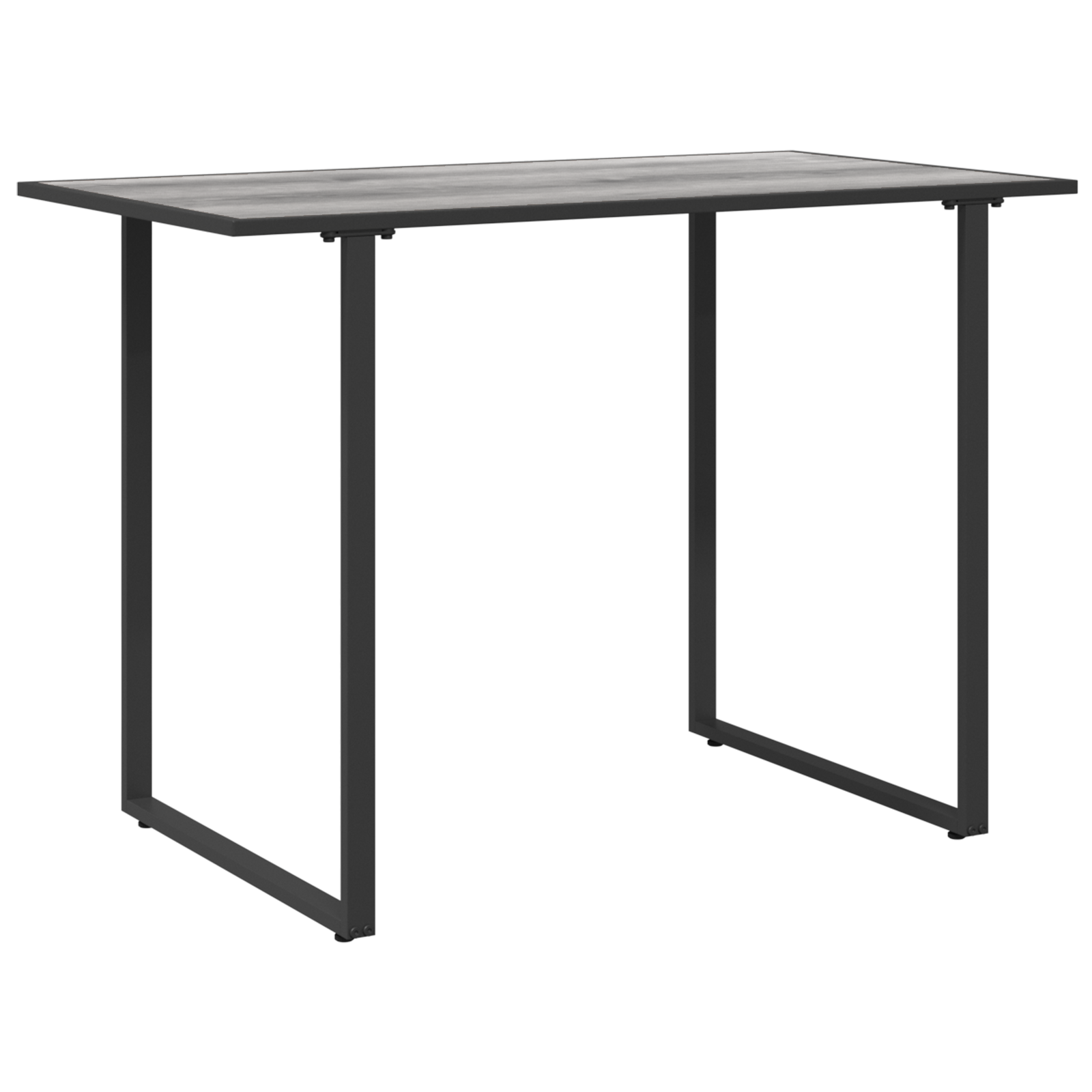 Garden Table Grey 100x55x70 cm DPC and Steel - Image 2