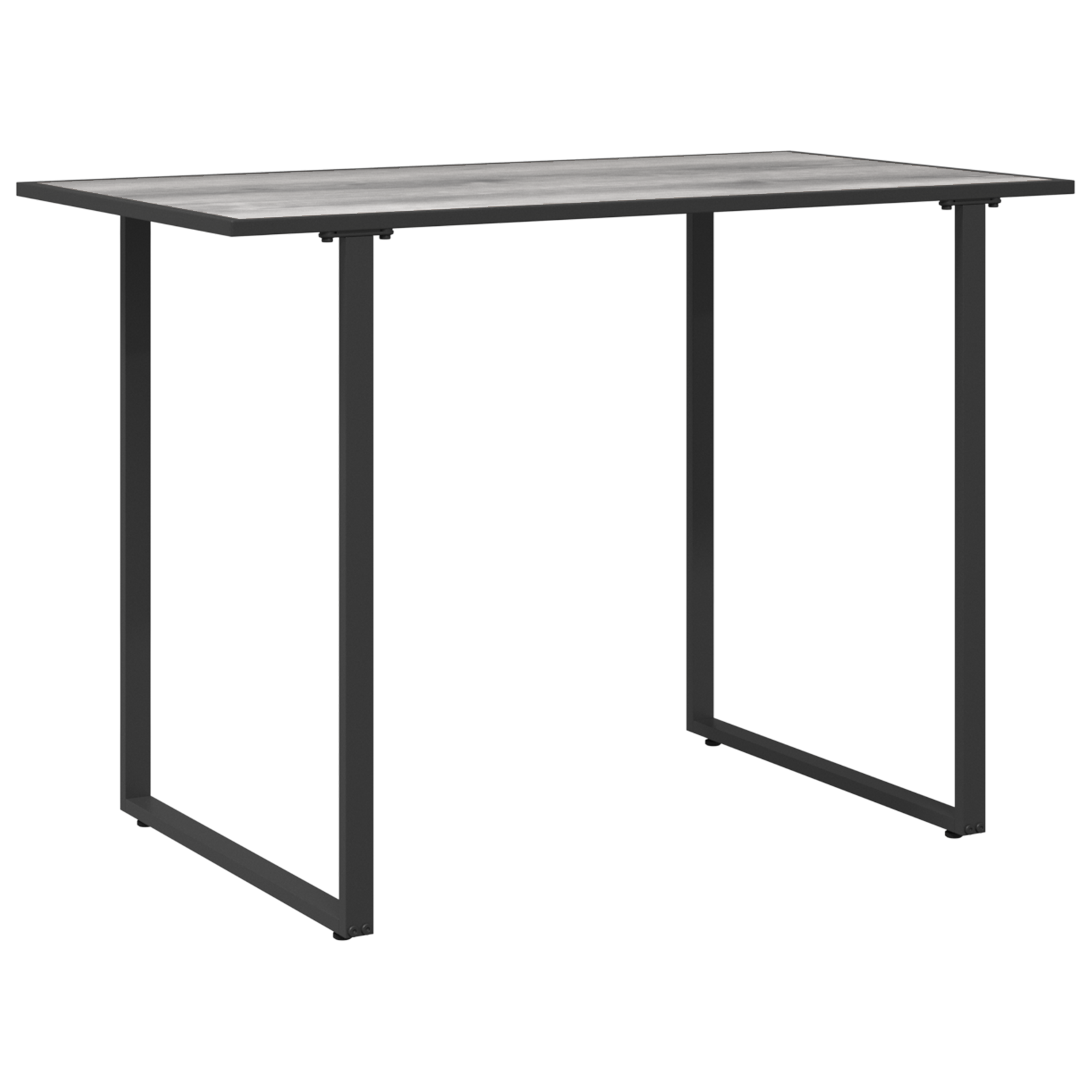 Garden Table Grey 100x55x70 cm DPC and Steel - Image 5