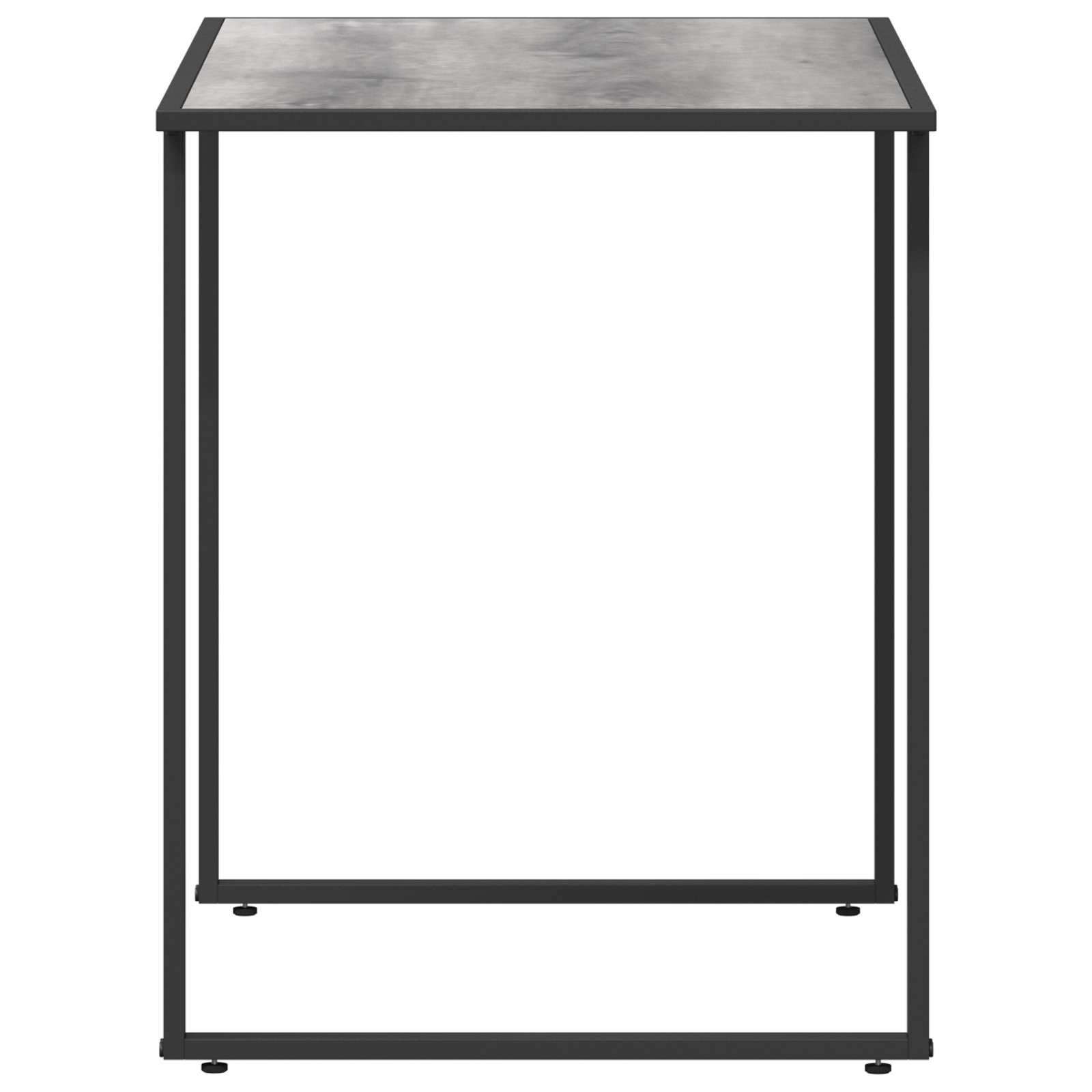 Garden Table Grey 100x55x70 cm DPC and Steel - Image 7