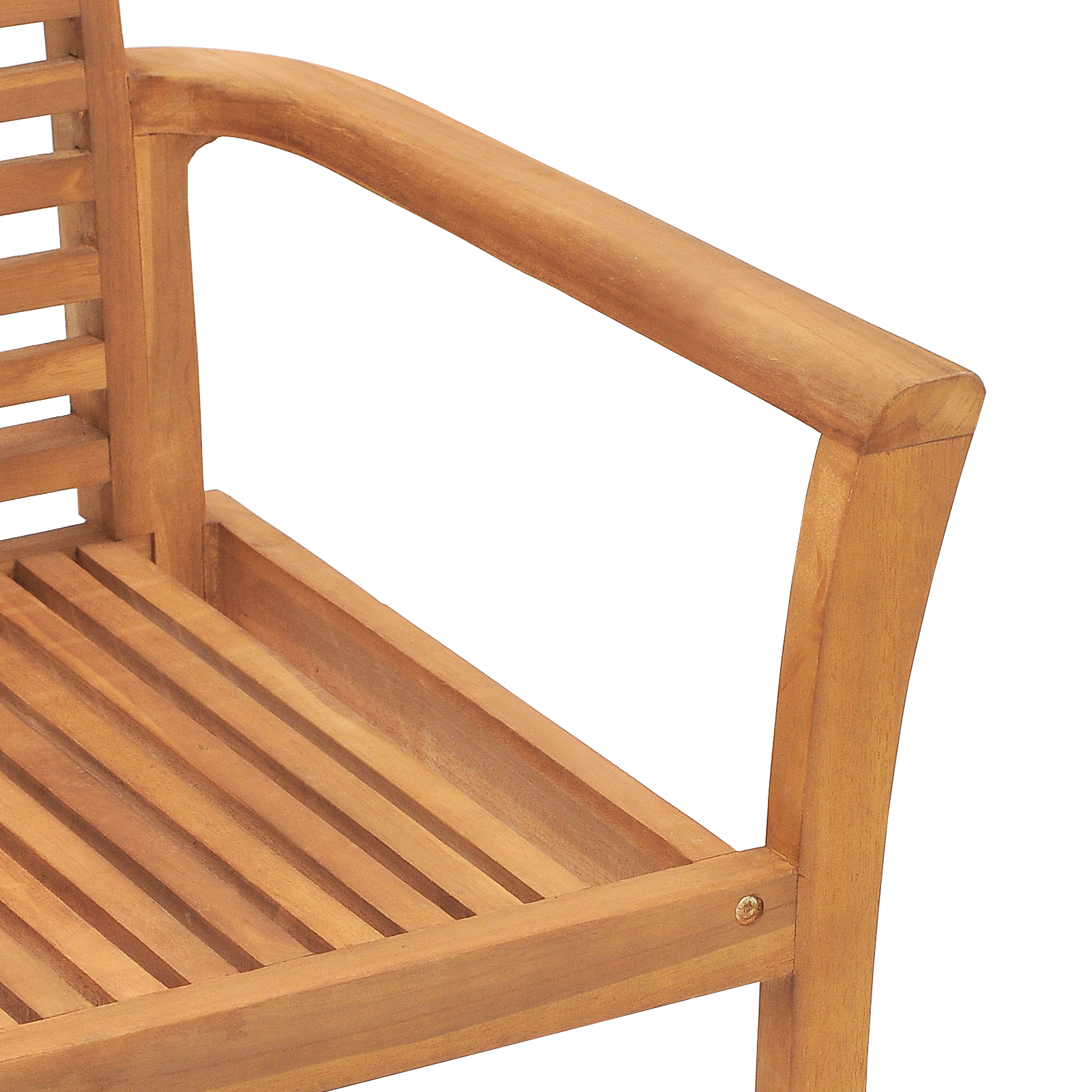 Stacking Garden Chair 4 pcs Solid Wood Teak - Image 8