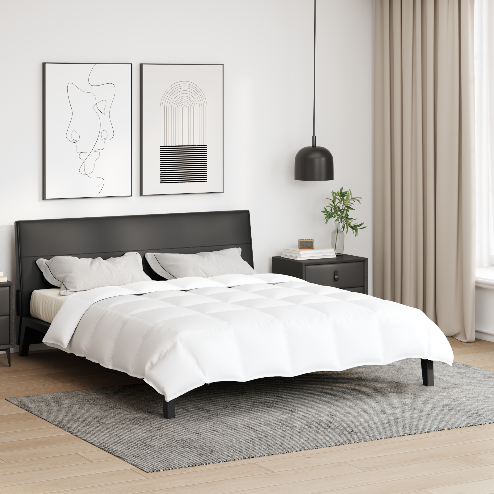 Dekens & Duvets Wit 200 x 220 cm Dons