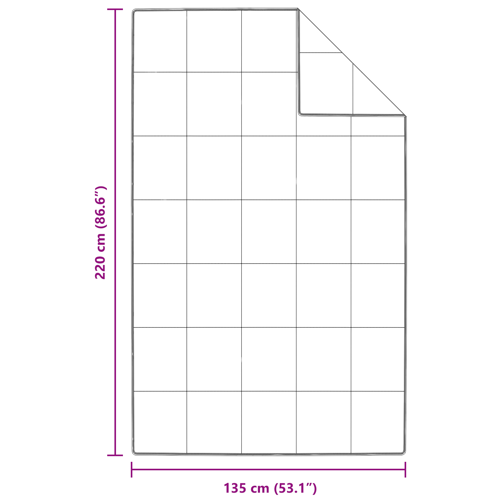 Winter Dekbed Wit 135 x 220 cm Veren