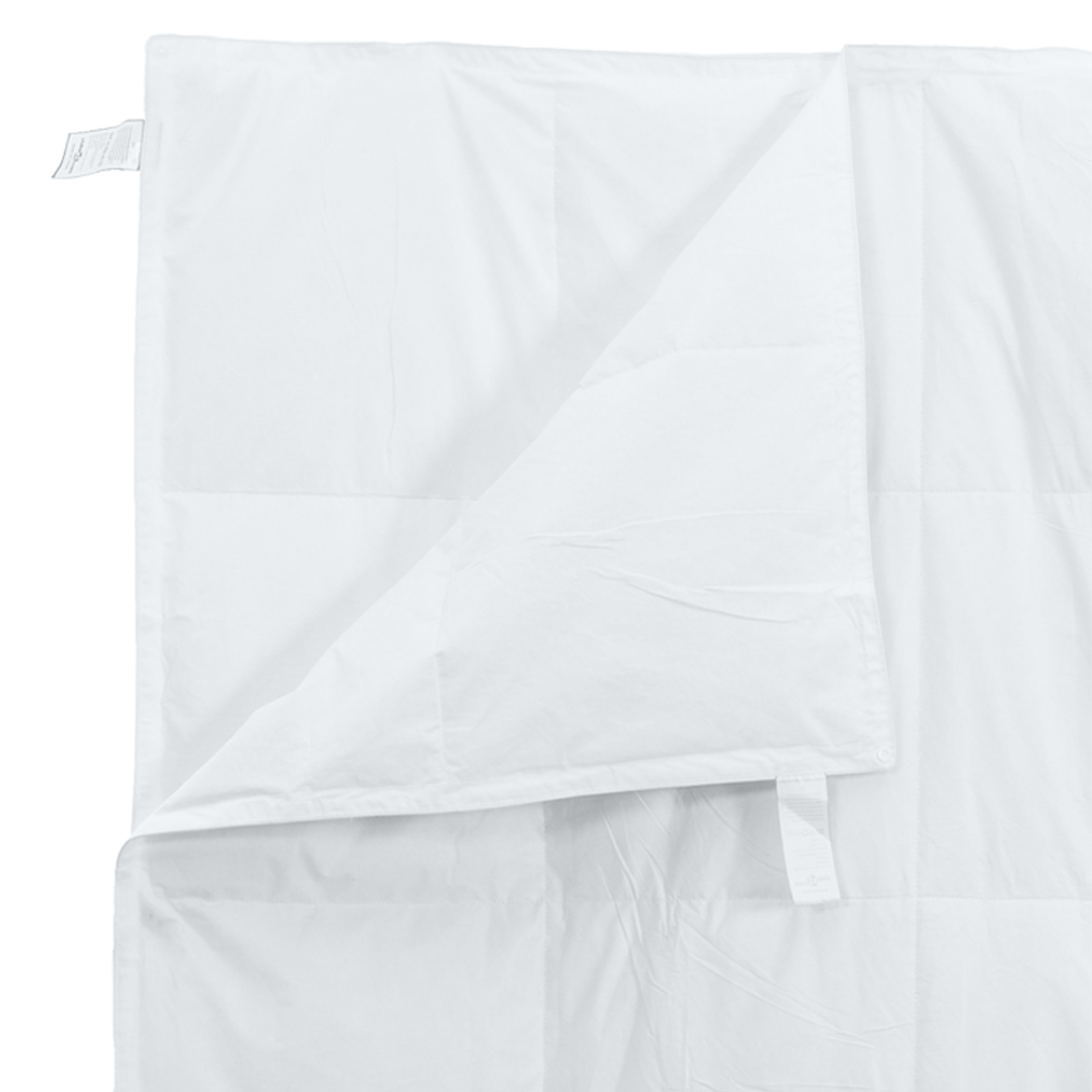 2-in-1 Dekbed Wit 155 x 220 cm Veren