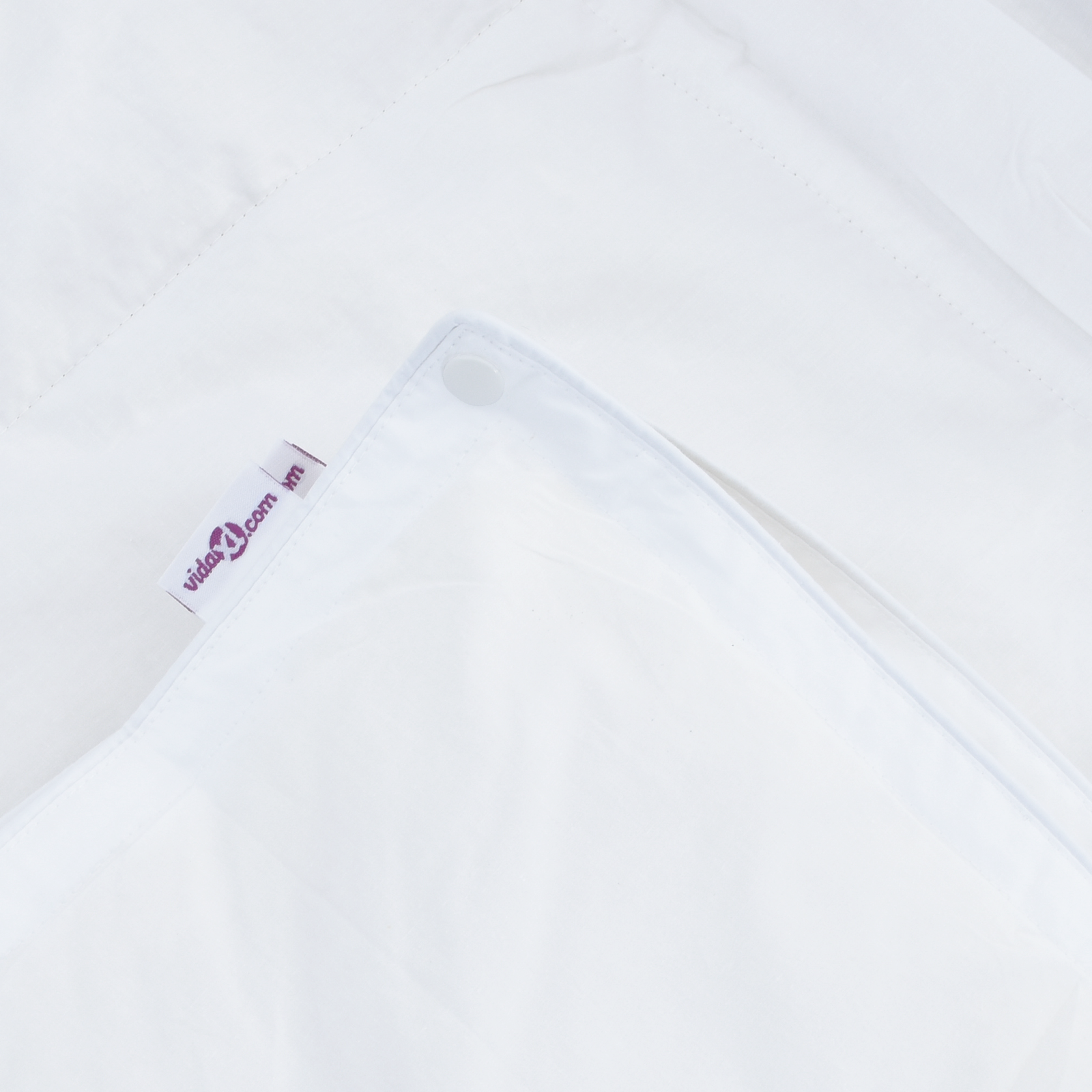 2-in-1 Dekbed Wit 155 x 220 cm Veren