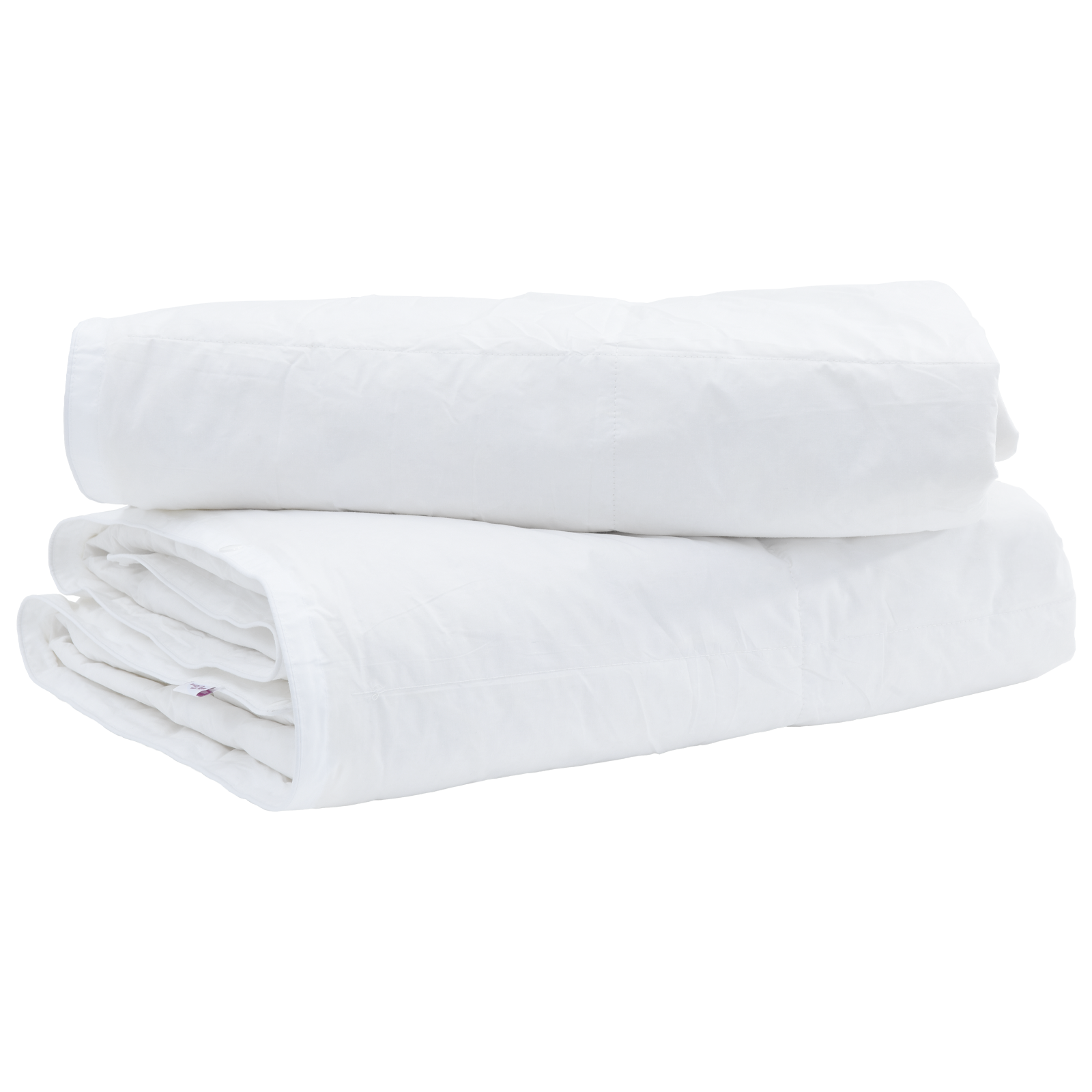2-in-1 Dekbed Wit 155 x 220 cm Veren