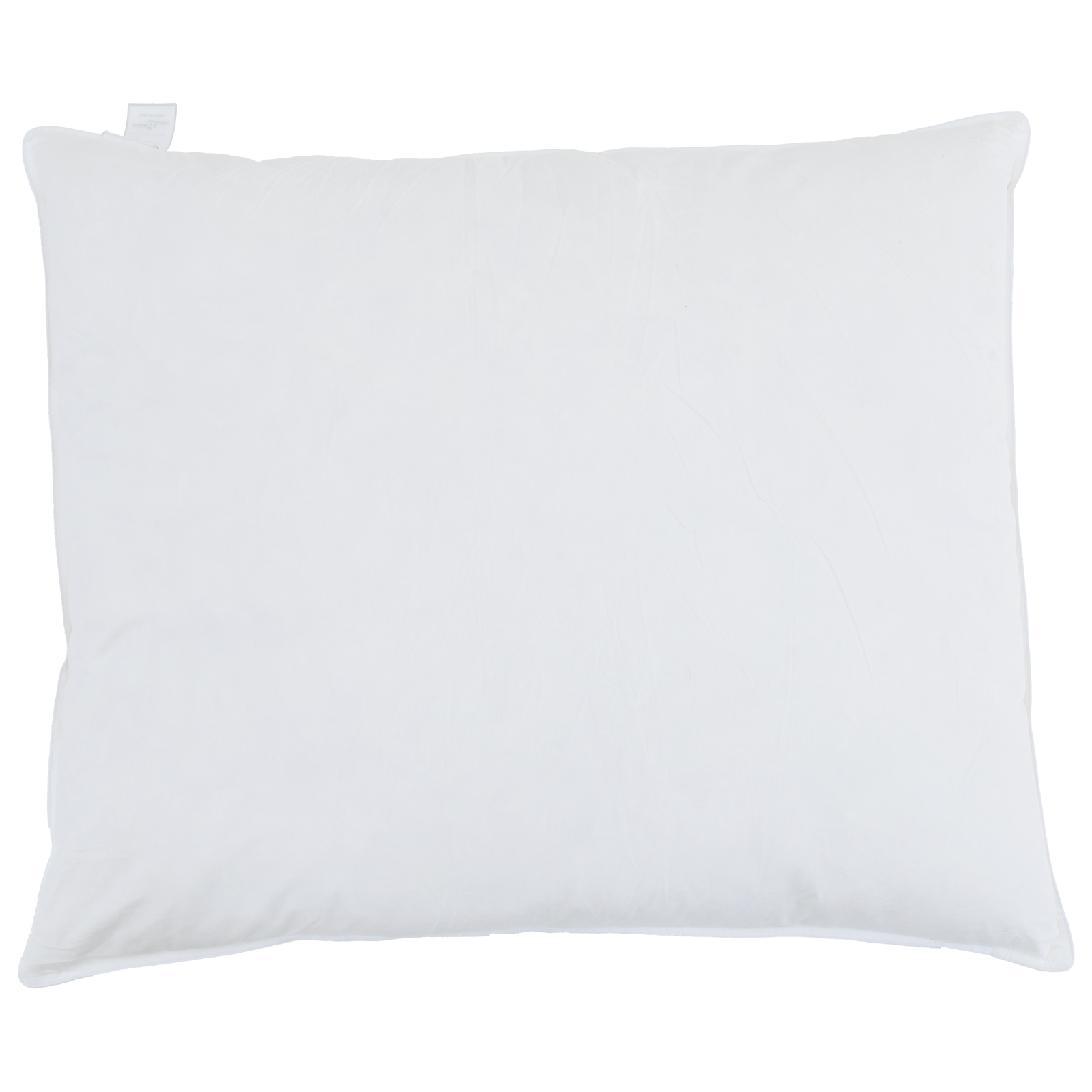 Hoofdkussen met kussen 2 pcs Wit 60 x 70 cm Veren