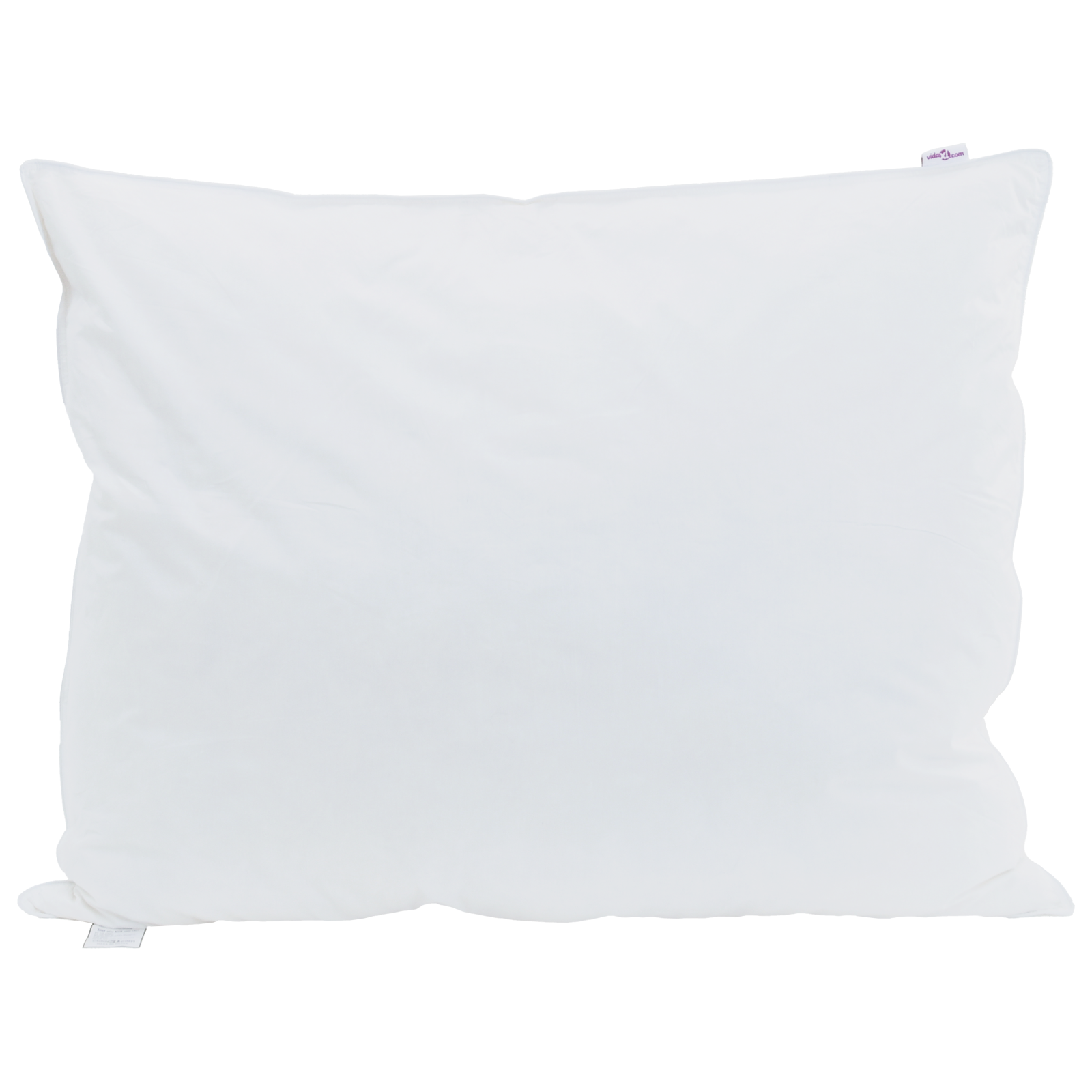 Hoofdkussen met kussen 2 pcs Wit 70 x 90 cm Veren