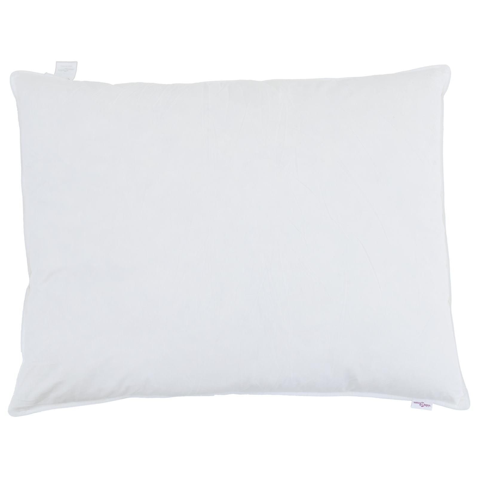 Hoofdkussen met kussen 2 pcs Wit 70 x 90 cm Veren